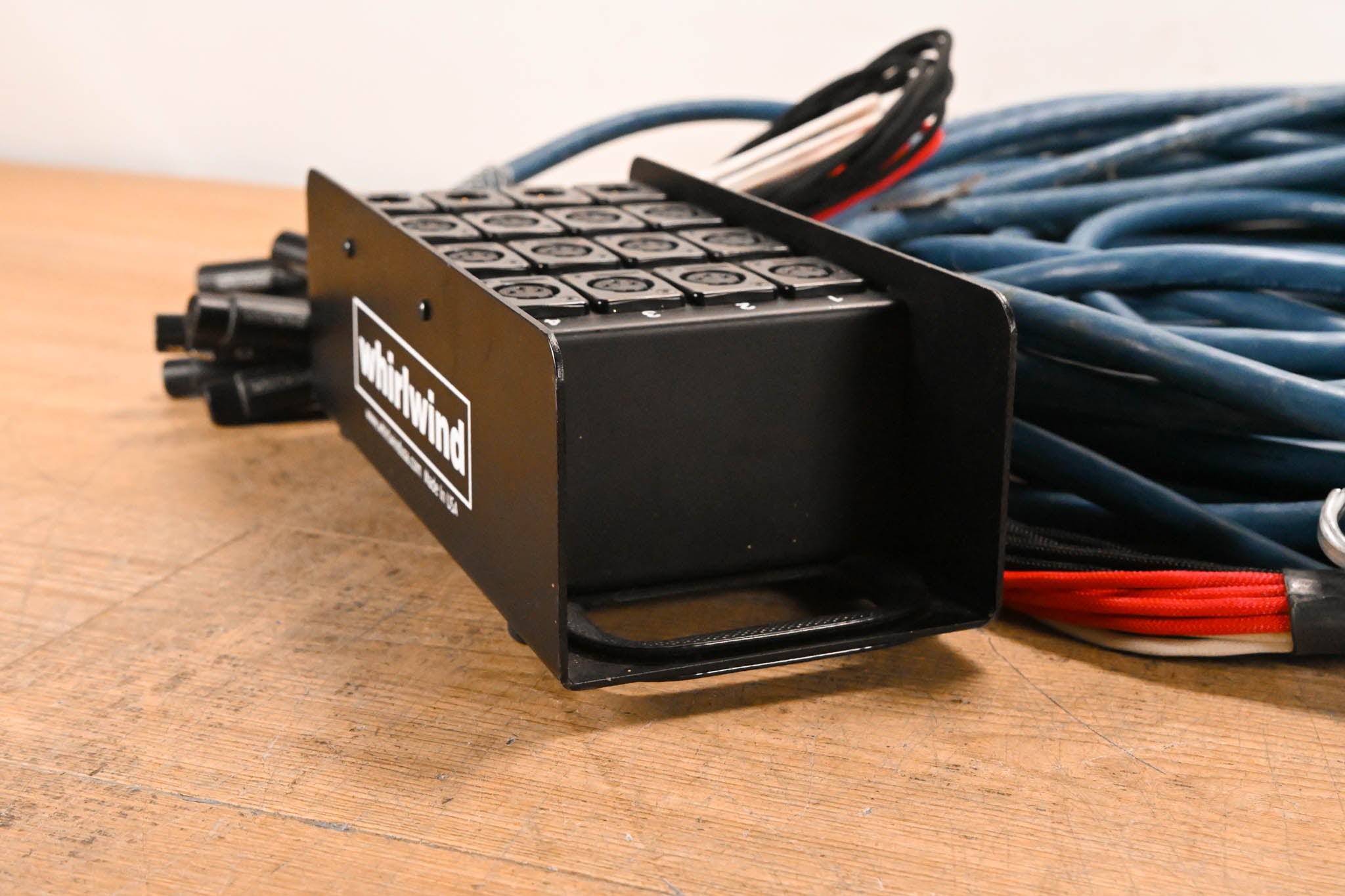 Whirlwind Medusa 12x4 XLR Stage Box to Fanout Snake - 100ft
