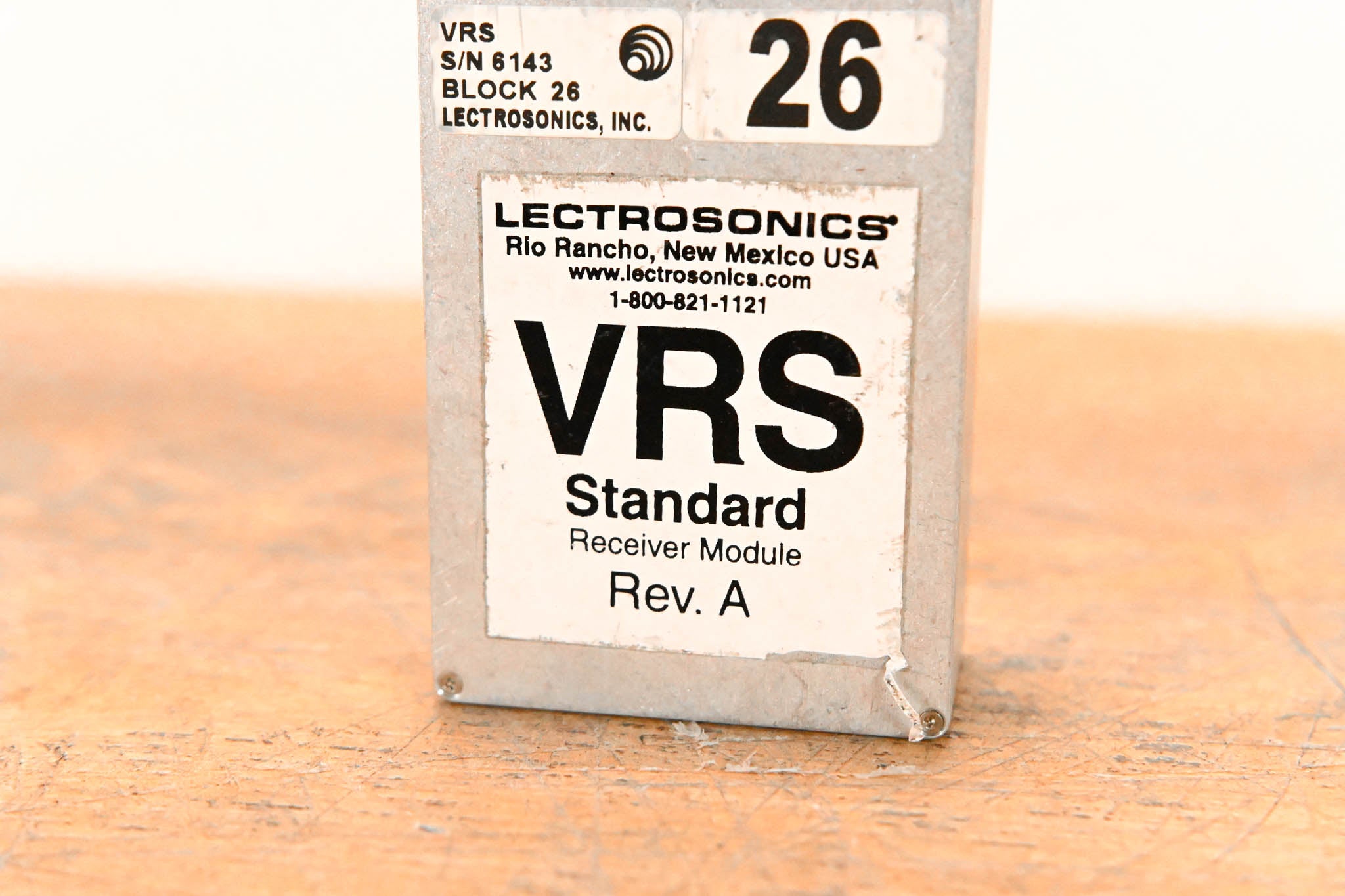 Lectrosonics VRS Standard Receiver Module for VRM Unit - Block 26