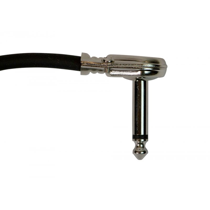 1' Patch Cable w/ Pancake Connectors (Black)