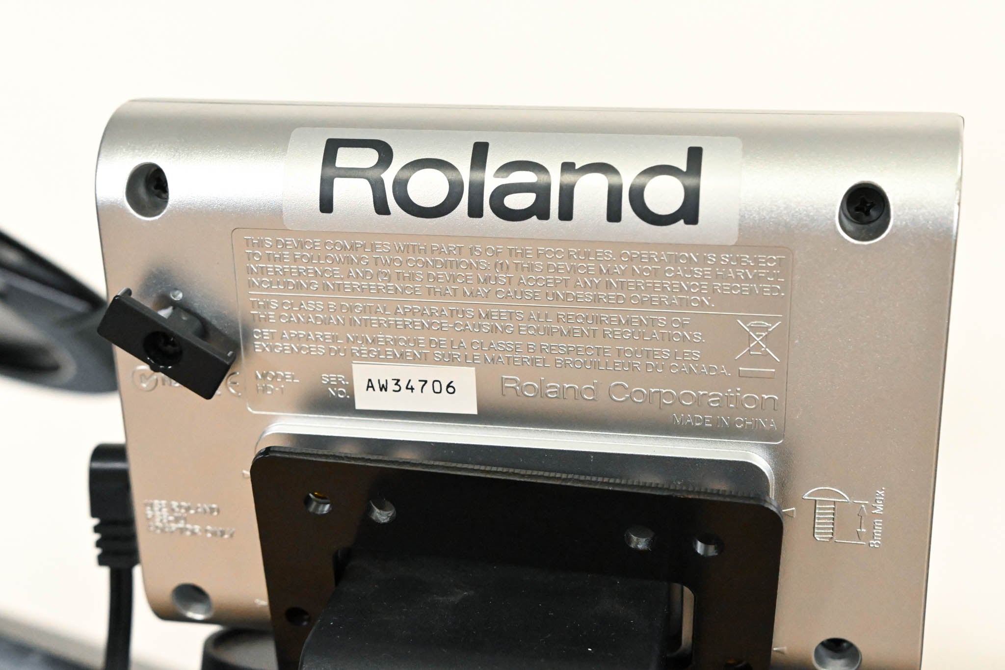 Roland HD-1 V-Drums Lite Electronic Drum Kit w/ Drum Module & Cables