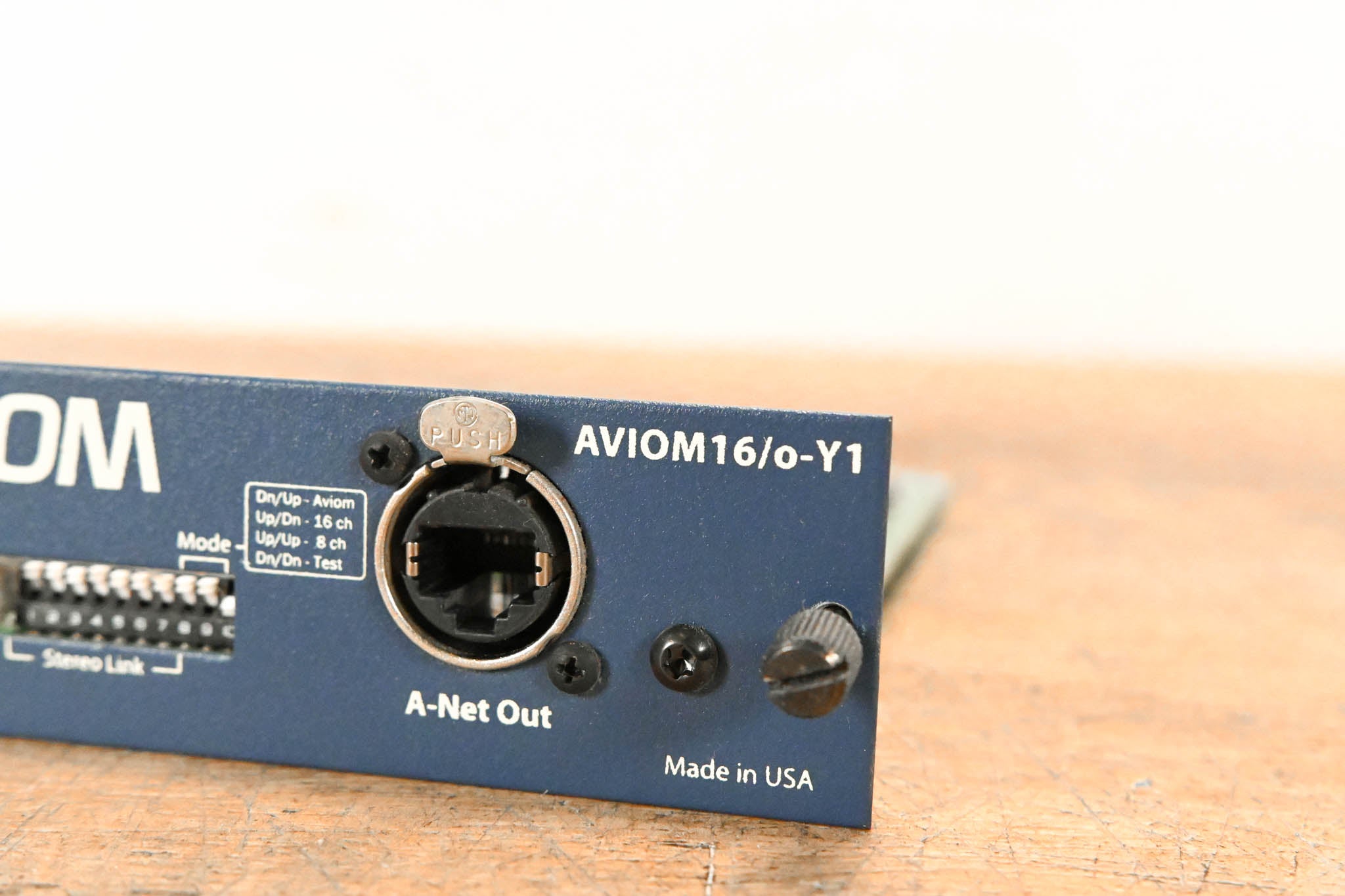 Aviom 16/o-Y1 A-Net Card for Yamaha Digital Products
