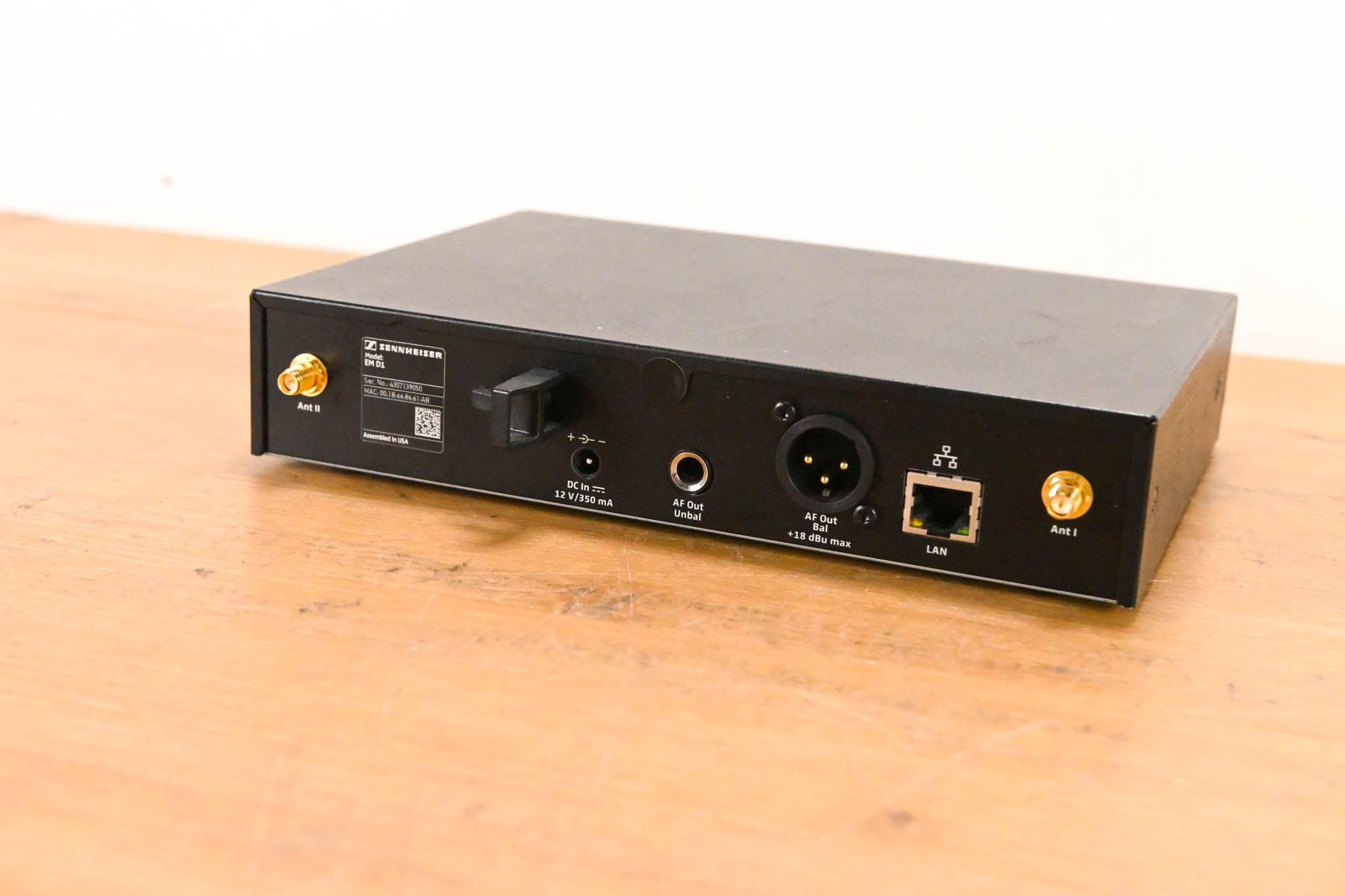 Sennheiser EM D1 Digital Wireless Receiver (NO POWER SUPPLY)