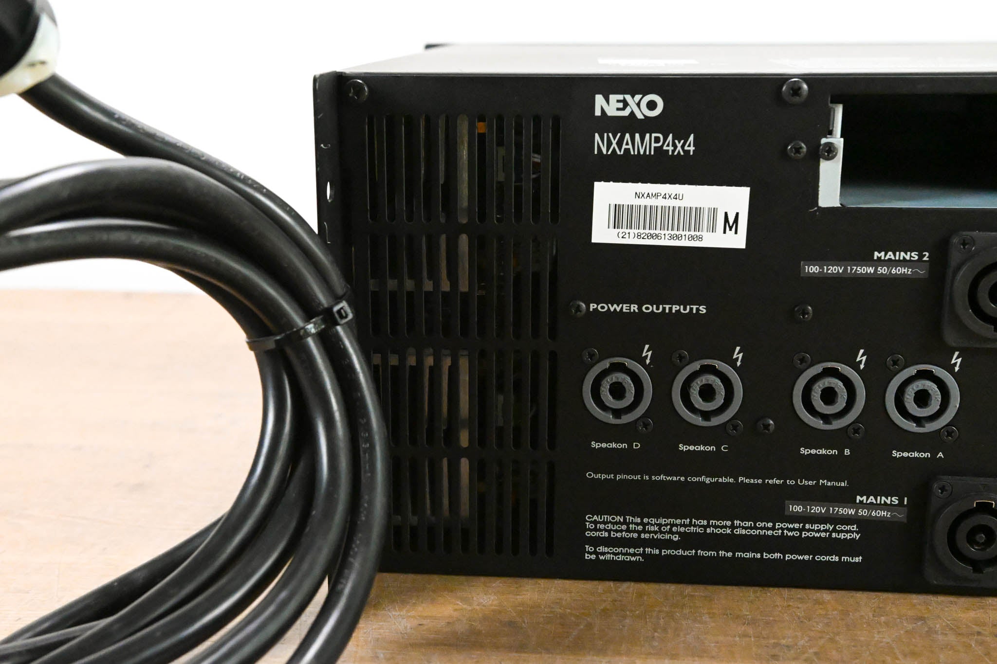 NEXO NXAMP4x4 4-Channel Power Amplifier and Loudspeaker Controller