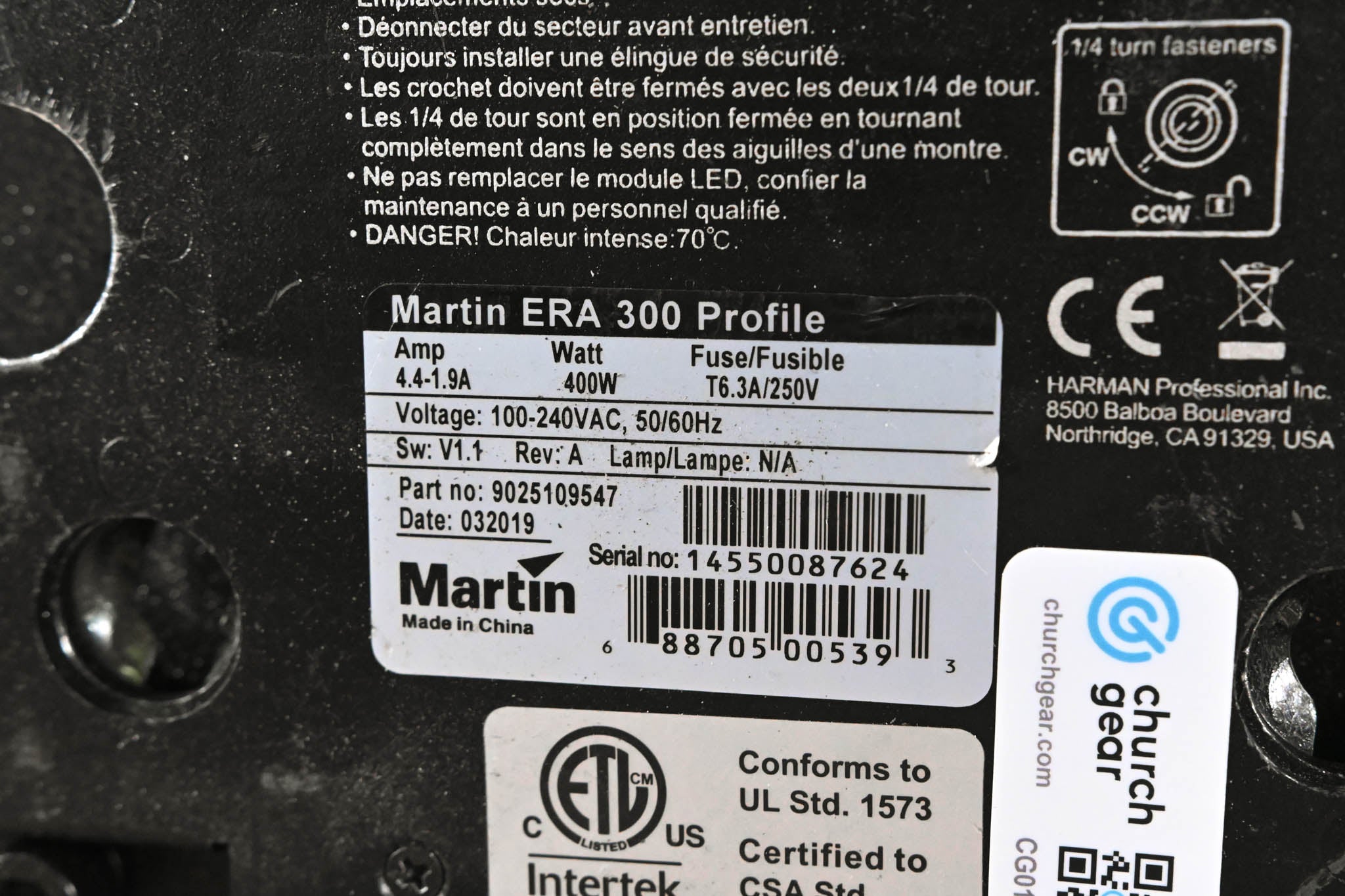 Martin ERA 300 Profile Compact LED Moving Head Profile