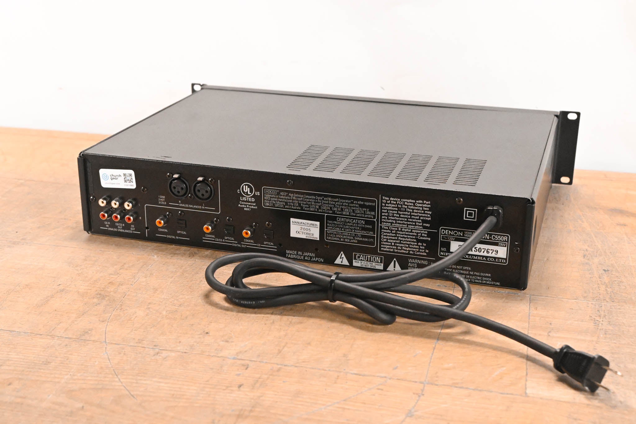 Denon DN-C550R Professional Dual CD Recorder and Player