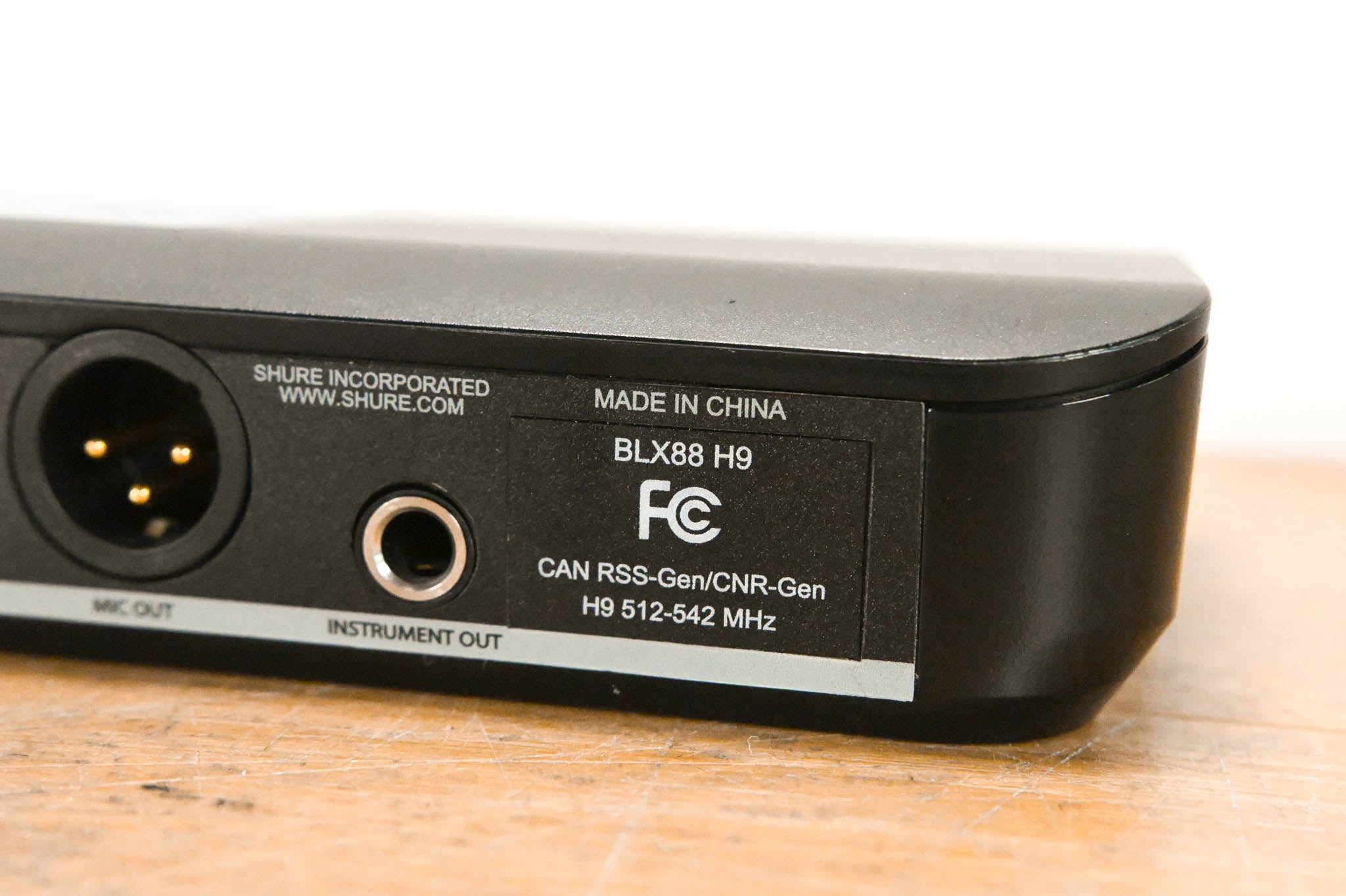 Shure BLX88 Dual Channel Wireless Receiver - H9 Band (NO POWER SUPPLY)