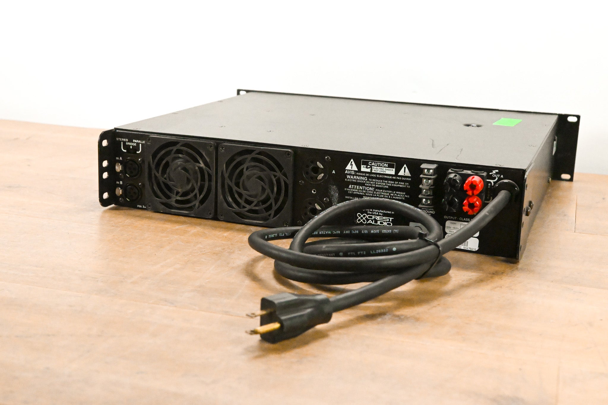 Crest Audio 7001 2-Channel Power Amplifier
