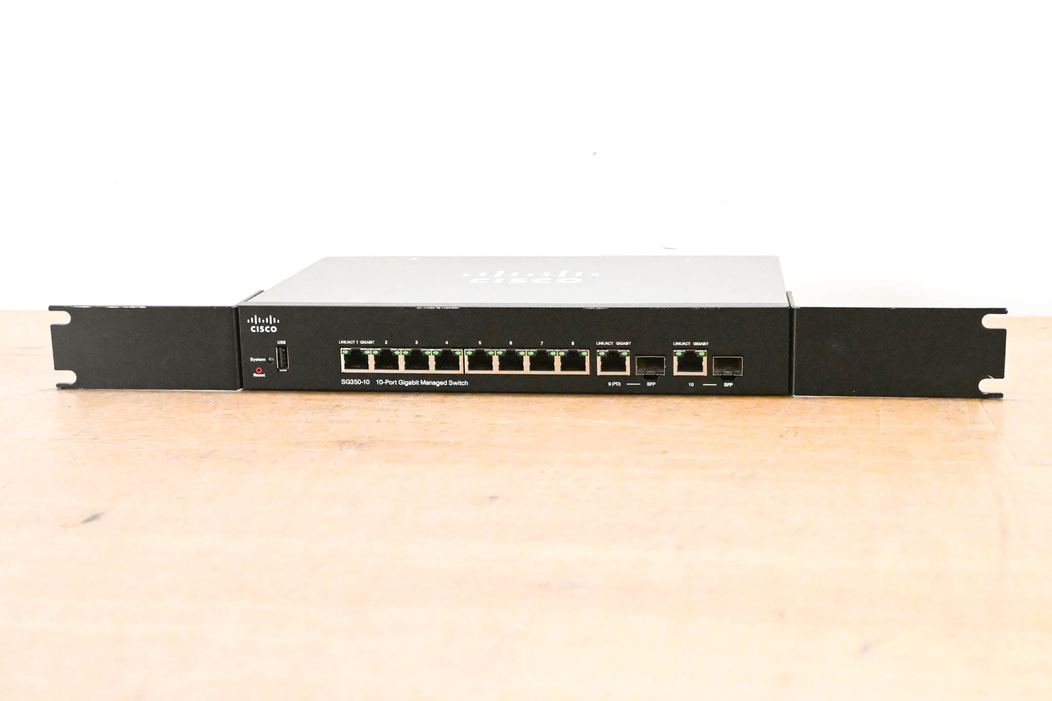 Cisco SG350-10 10-Port Gigabit Managed Switch (NO POWER SUPPLY)