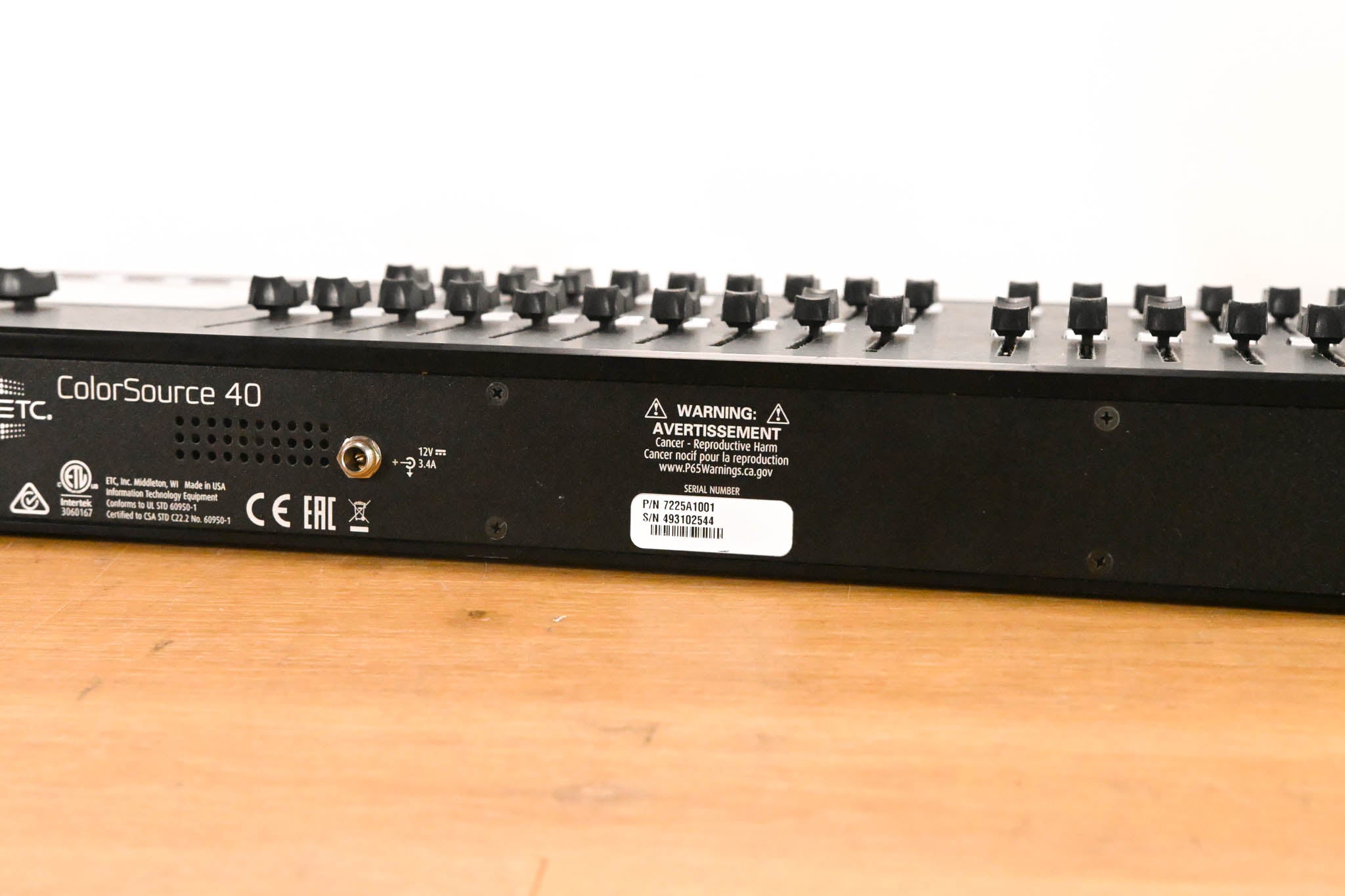 ETC CS40 ColorSource 40-Fader Lighting Console (NO POWER SUPPLY)