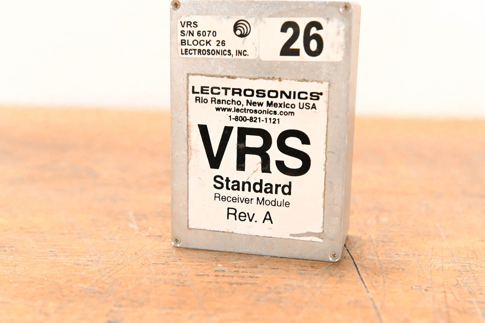 Lectrosonics VRS Standard Receiver Module for VRM Unit - Block 26