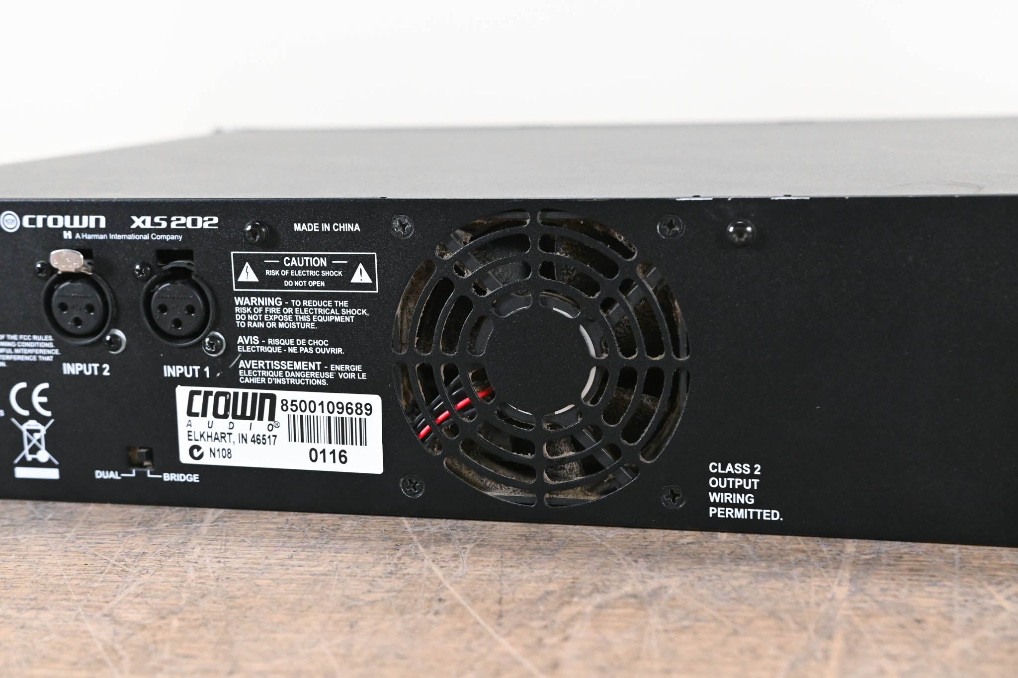 Crown XLS 202 2-Channel Power Amplifier