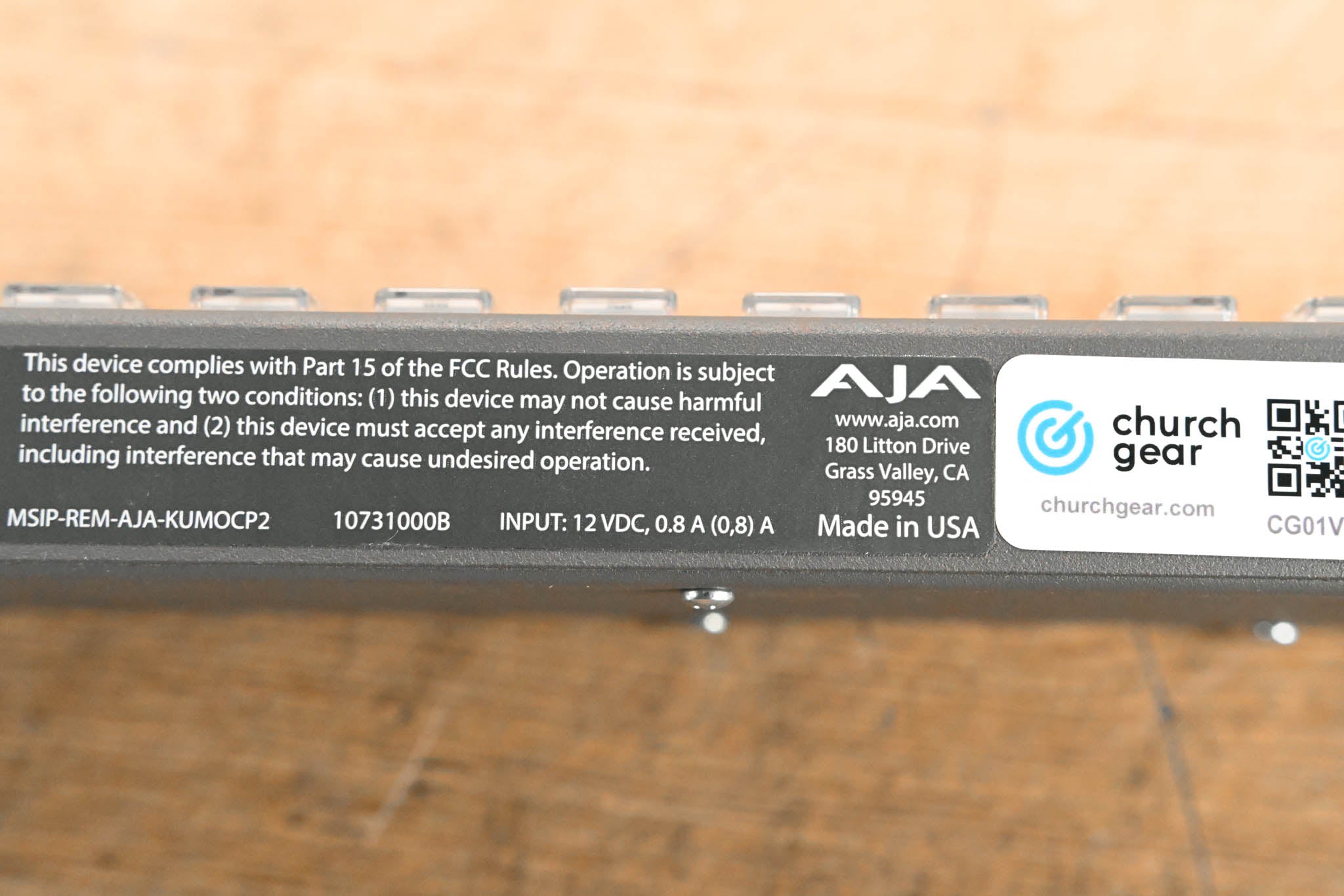 AJA KUMO CP2 Remote Control Panel (NO POWER SUPPLY)