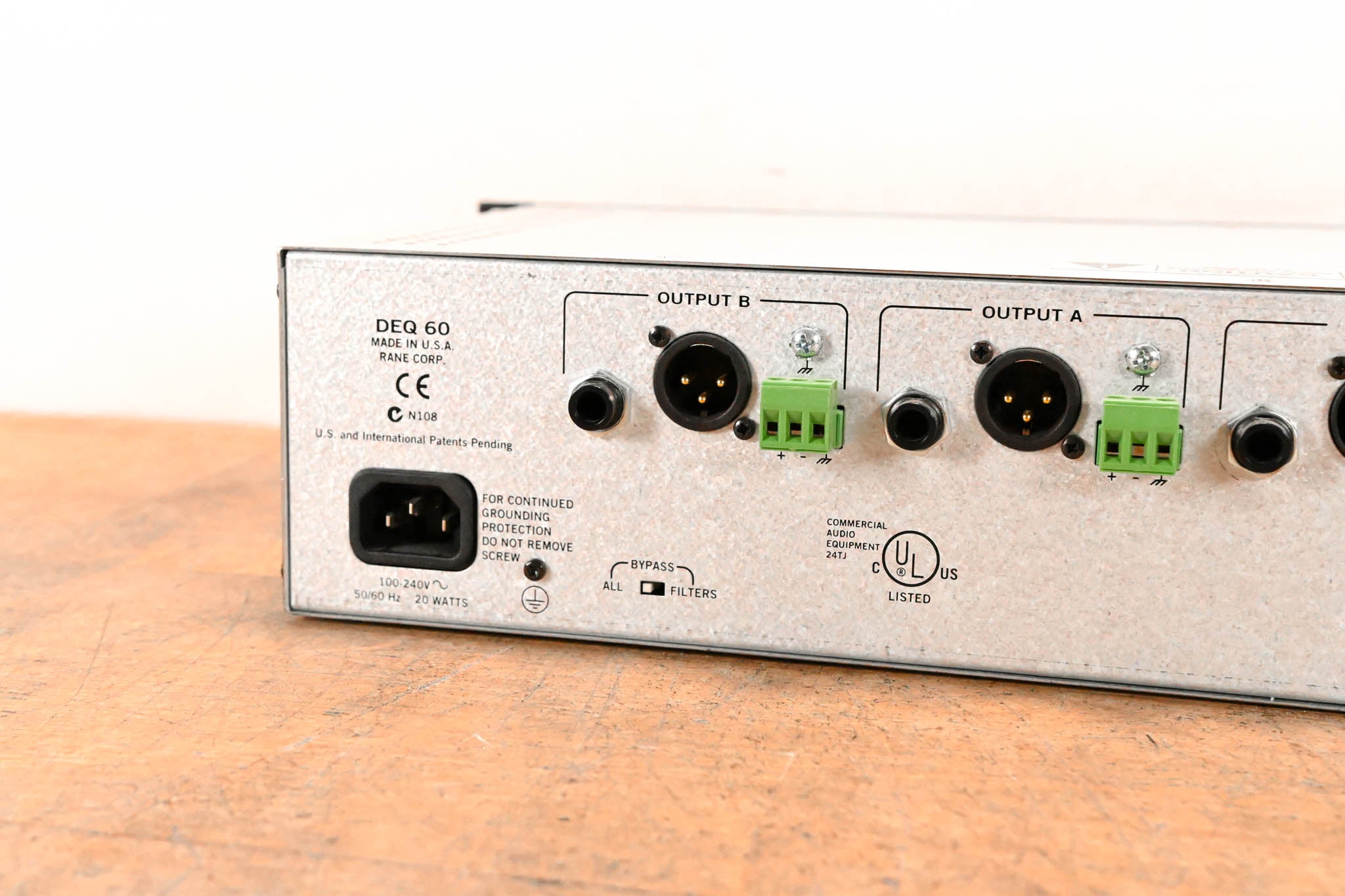 Rane DEQ 60 Dual Channel 30 Band Graphic Equalizer