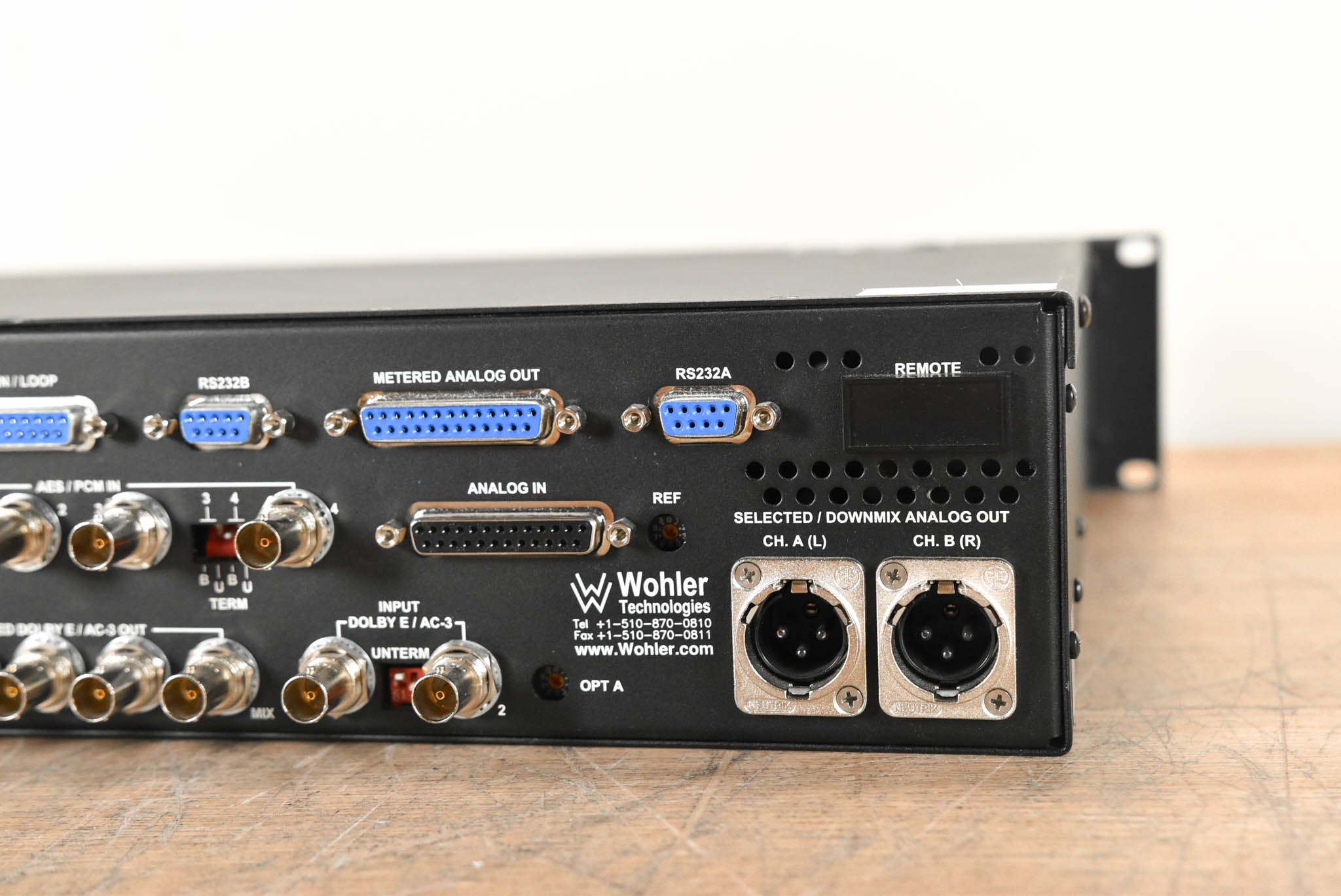 Wohler Technologies AMP2-E8MDA 8-Channel Dolby Audio Monitor