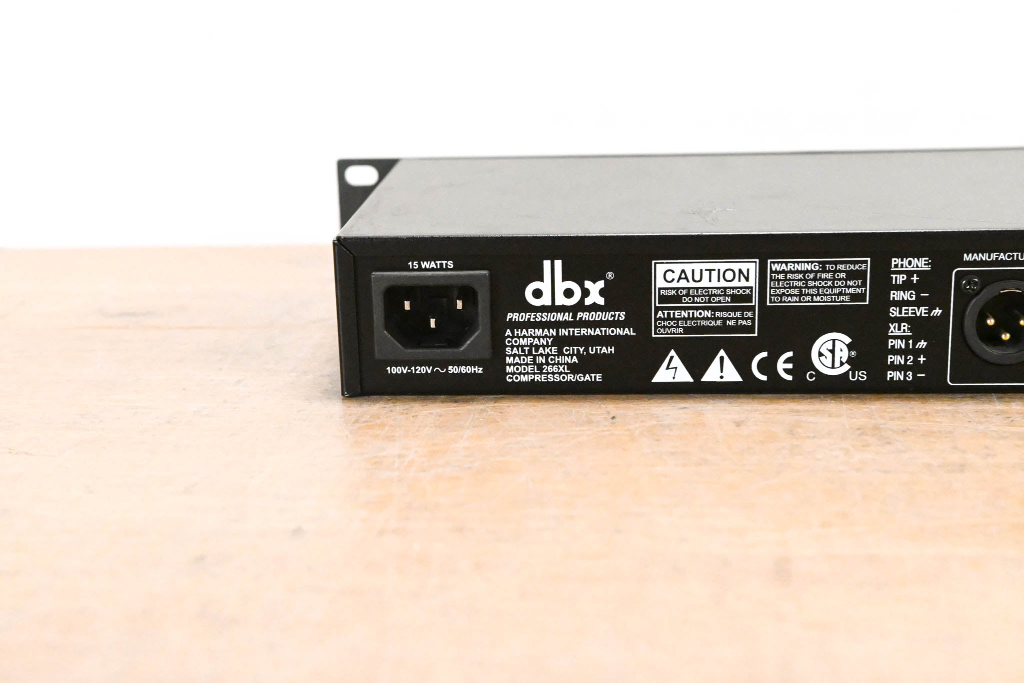 dbx 266XL 2-Channel Compressor/Gate