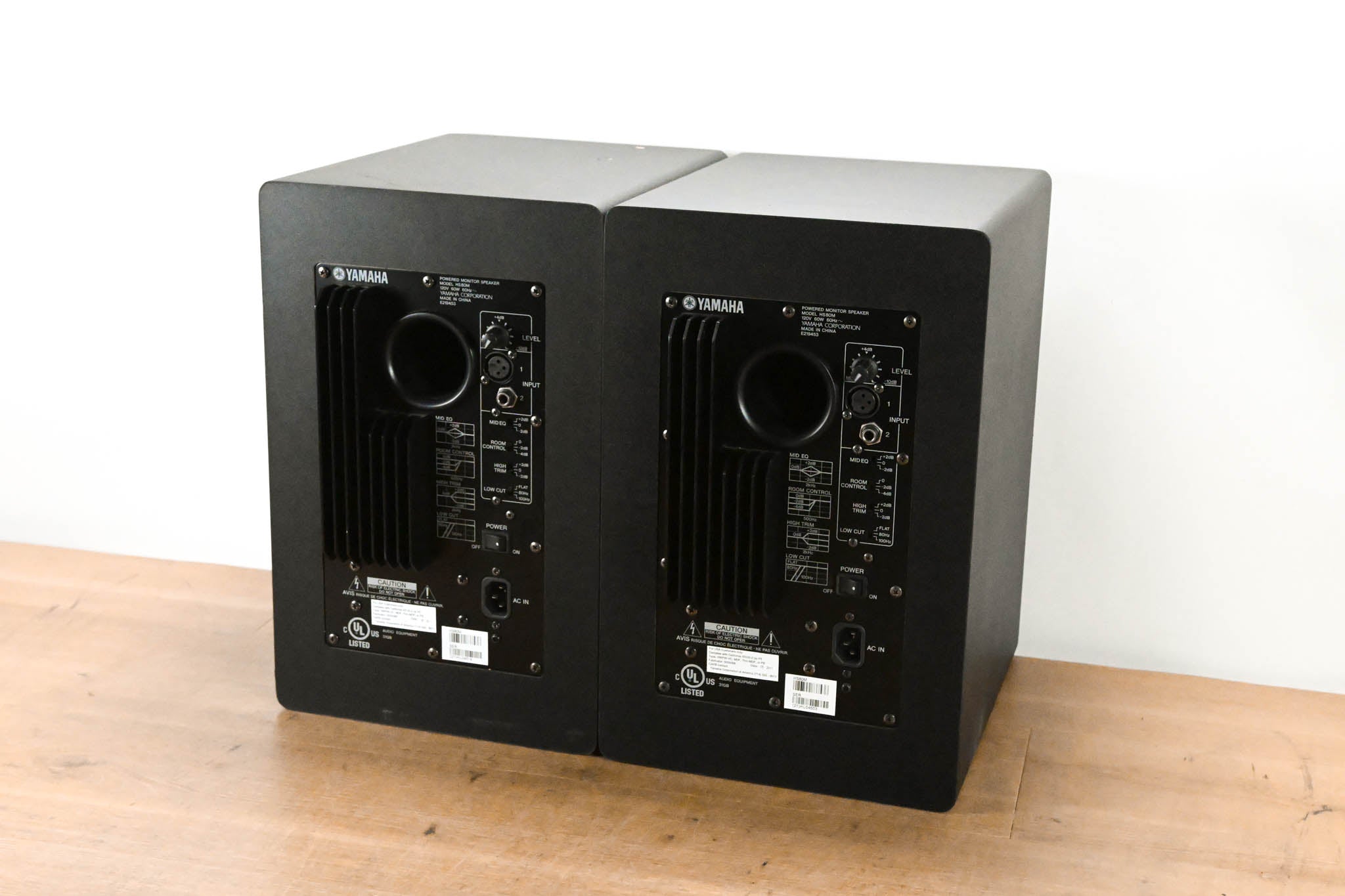 Yamaha HS80M Powered Studio Monitor Speaker (PAIR)