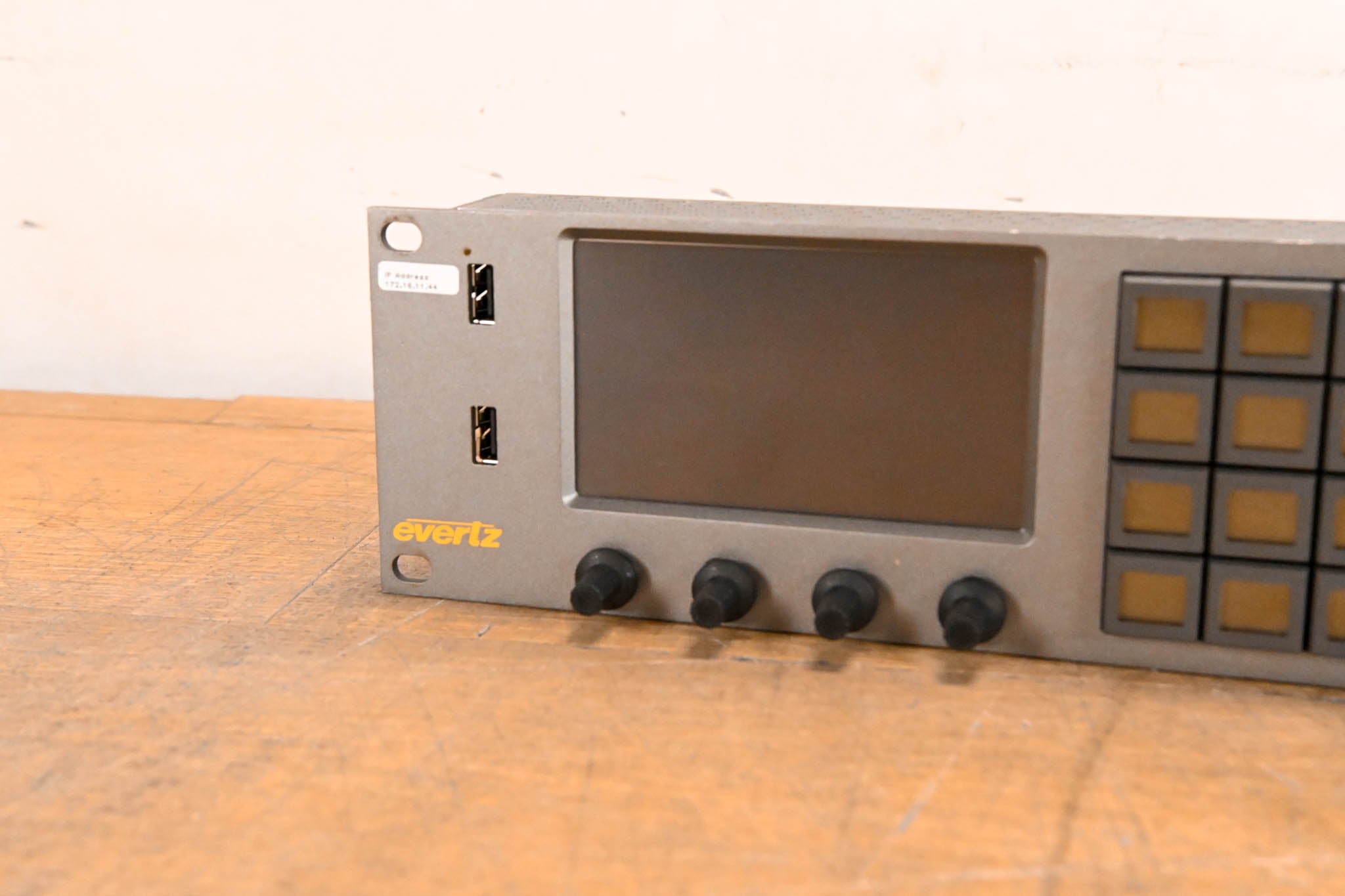 Evertz CP-2232E Advanced System Control Panel w/ 32 LCD Buttons (NO PSU)