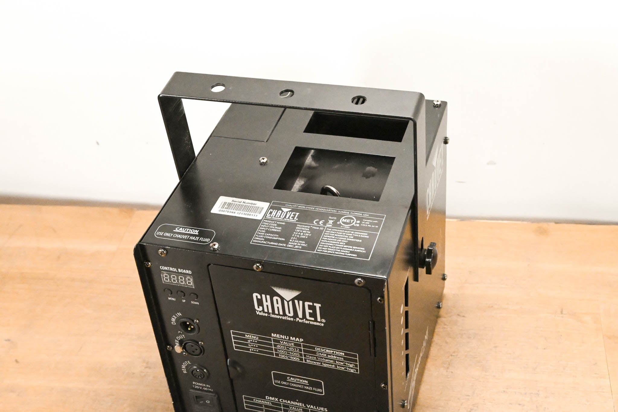 Chauvet Hurricane Haze 2D Water-Based Hazed Machine