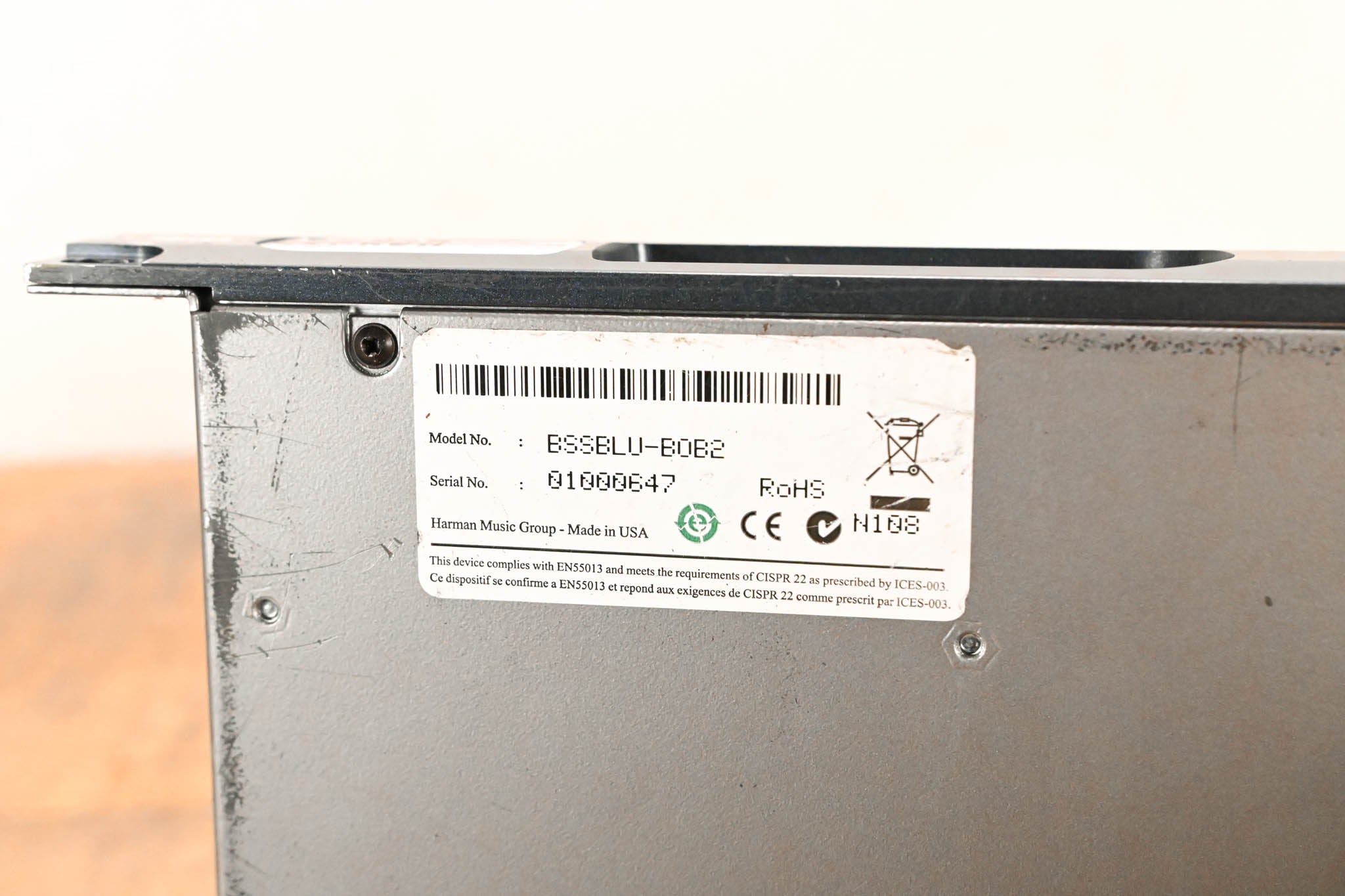 BSS London BLU-BOB2 8-Channel Break-Out Box Output Expander (NO PSU)