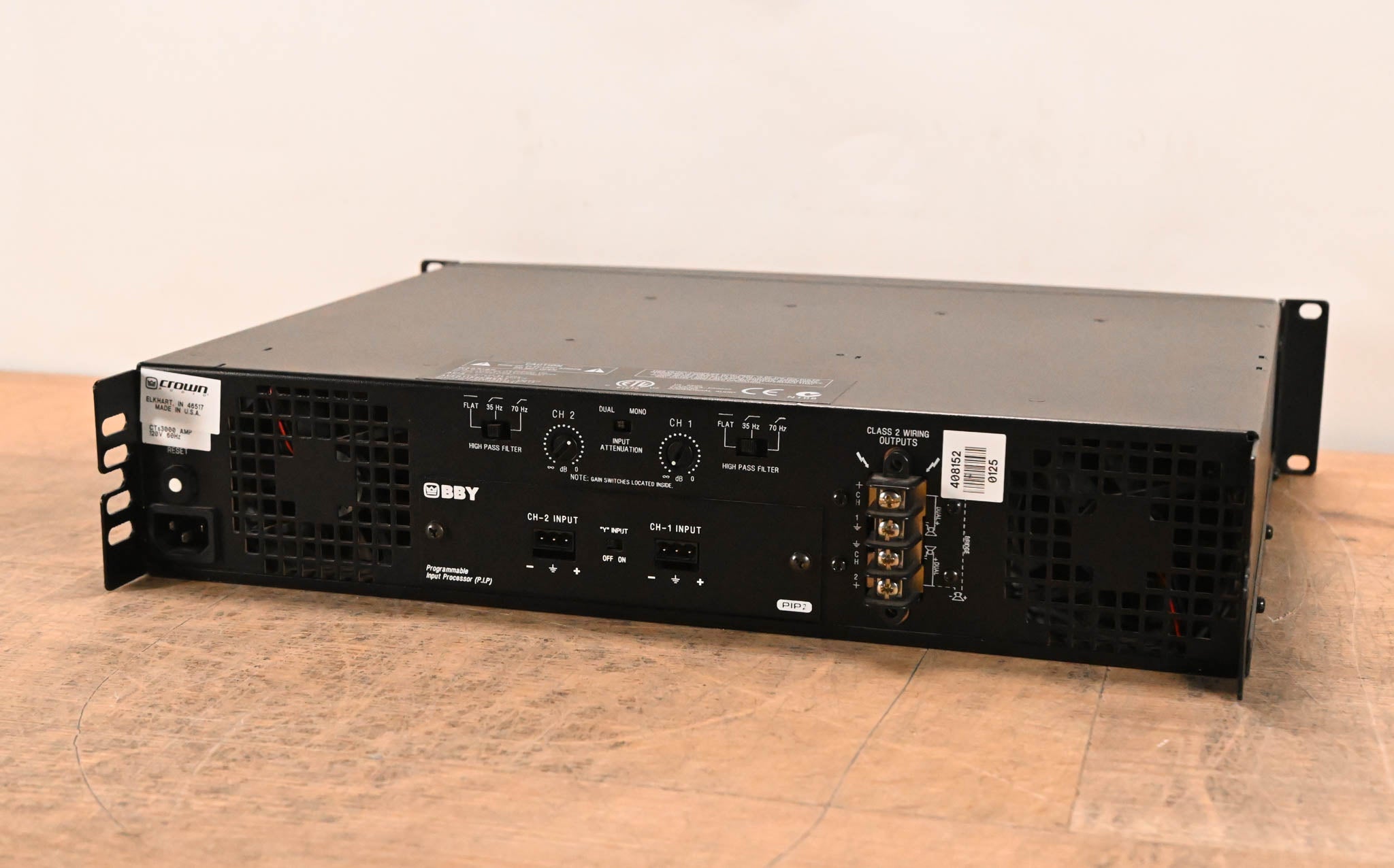 Crown CTs 3000 Two-Channel 1500W Power Amplifier