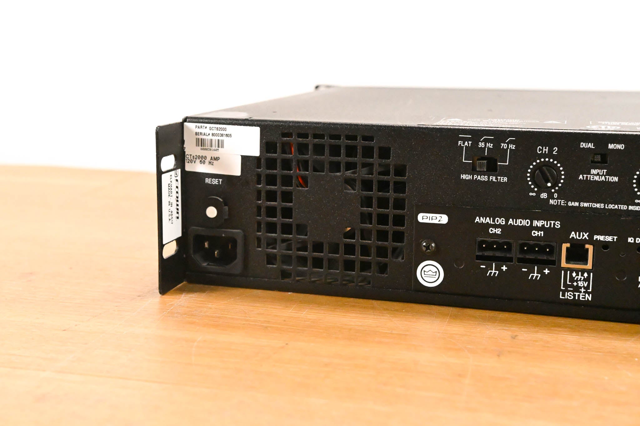 Crown CTs 2000 2-Channel 1000W Power Amplifier