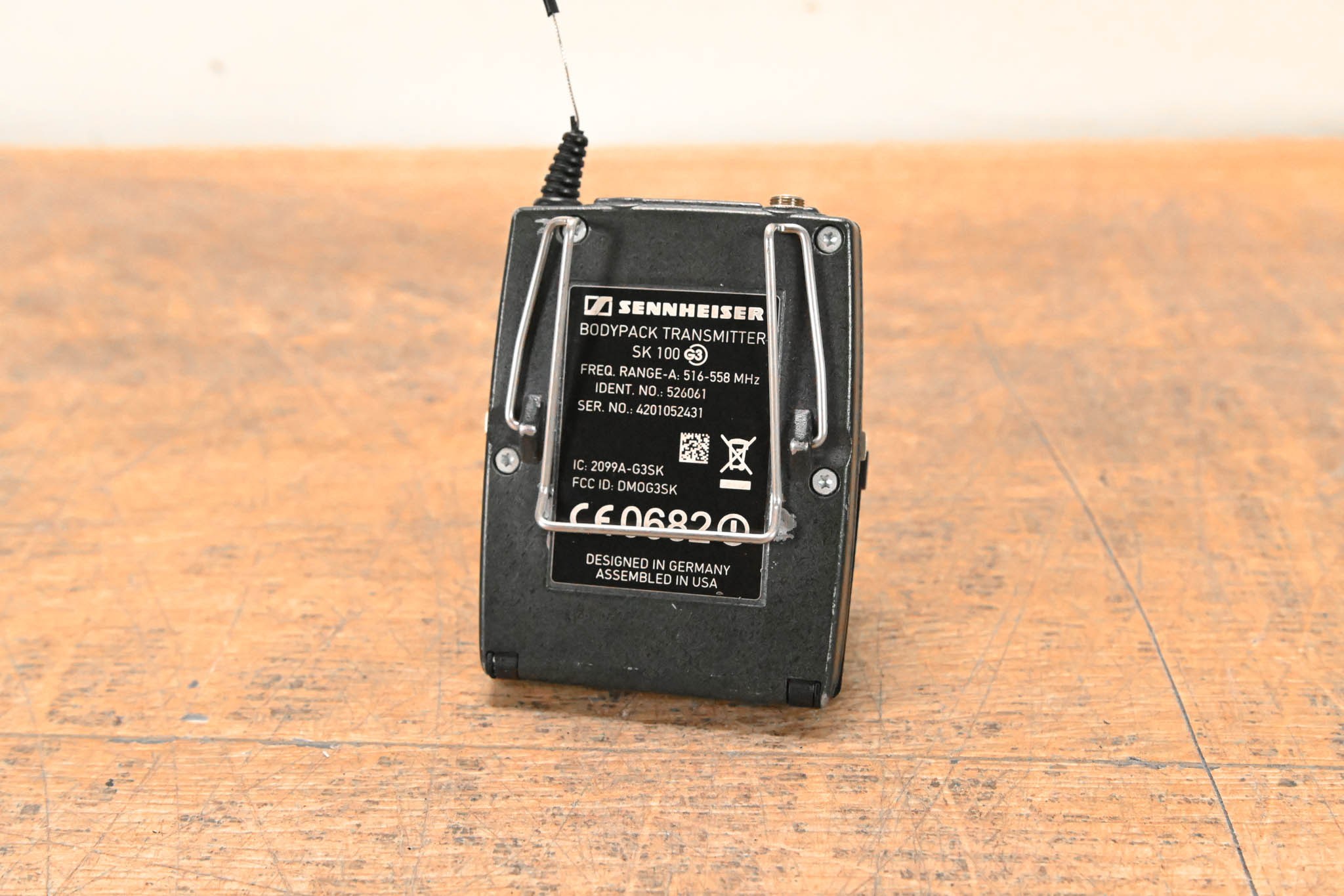Sennheiser ew 100 G3 Bodypack Wireless System - A Range NO POWER SUPPLY