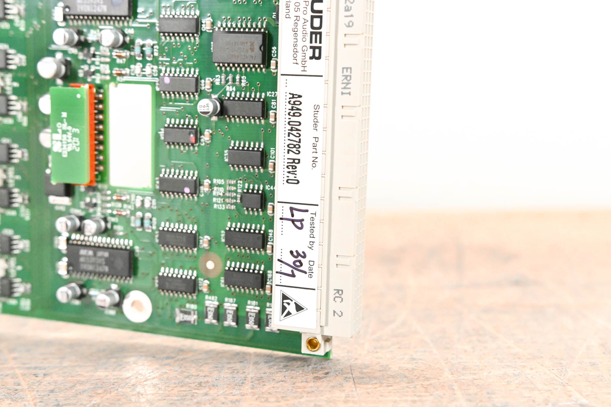 Studer Mic/Line In Card for D21m Modular I/O System