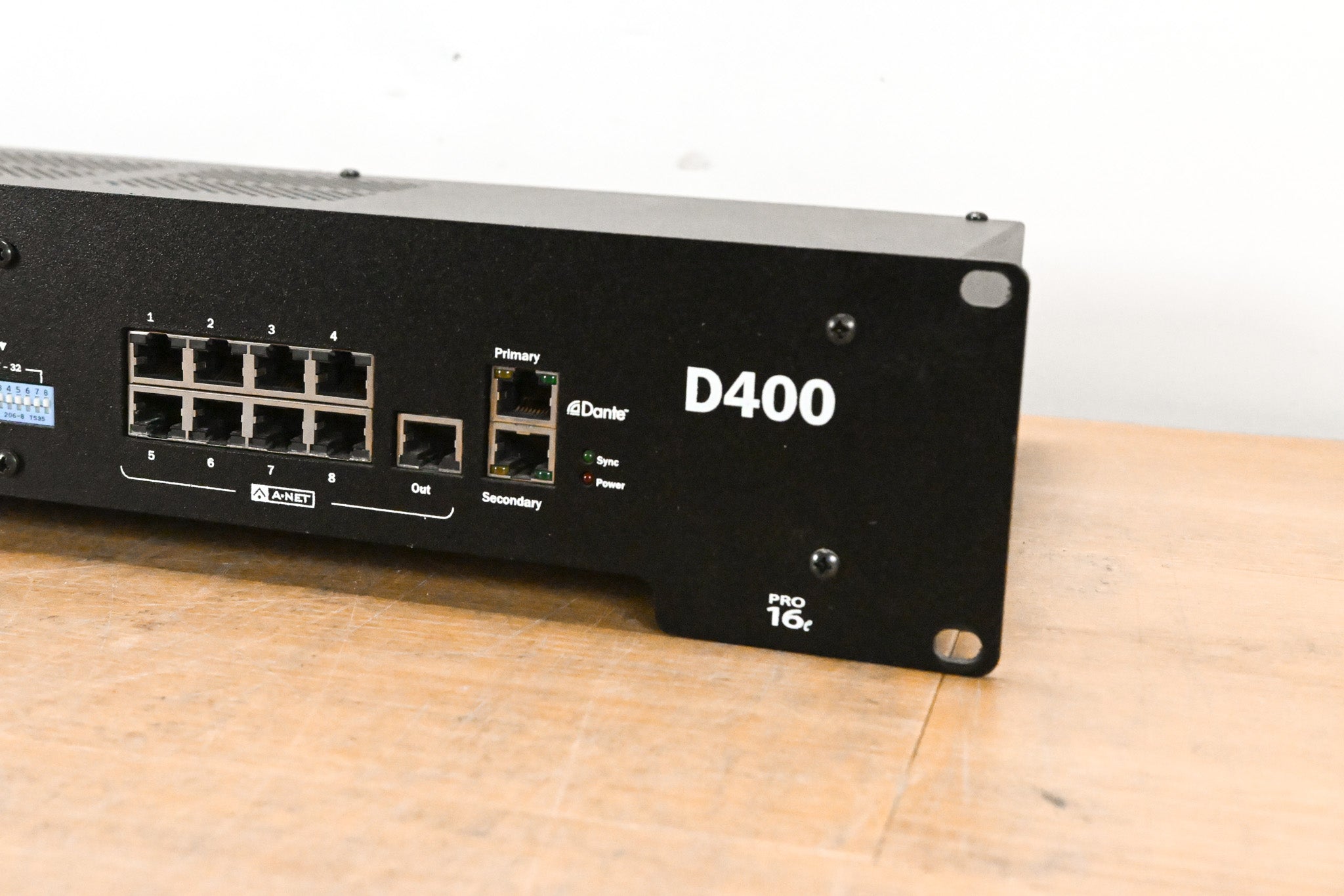 Aviom D400-Dante A-Net Distributor with Dante Connectivity