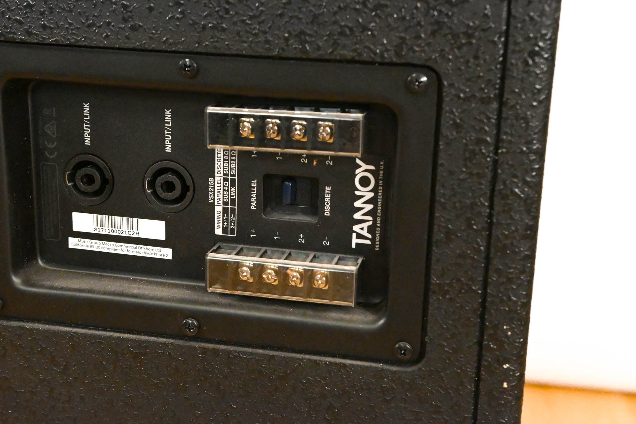 Tannoy VSX215B Dual 15" Passive Subwoofer