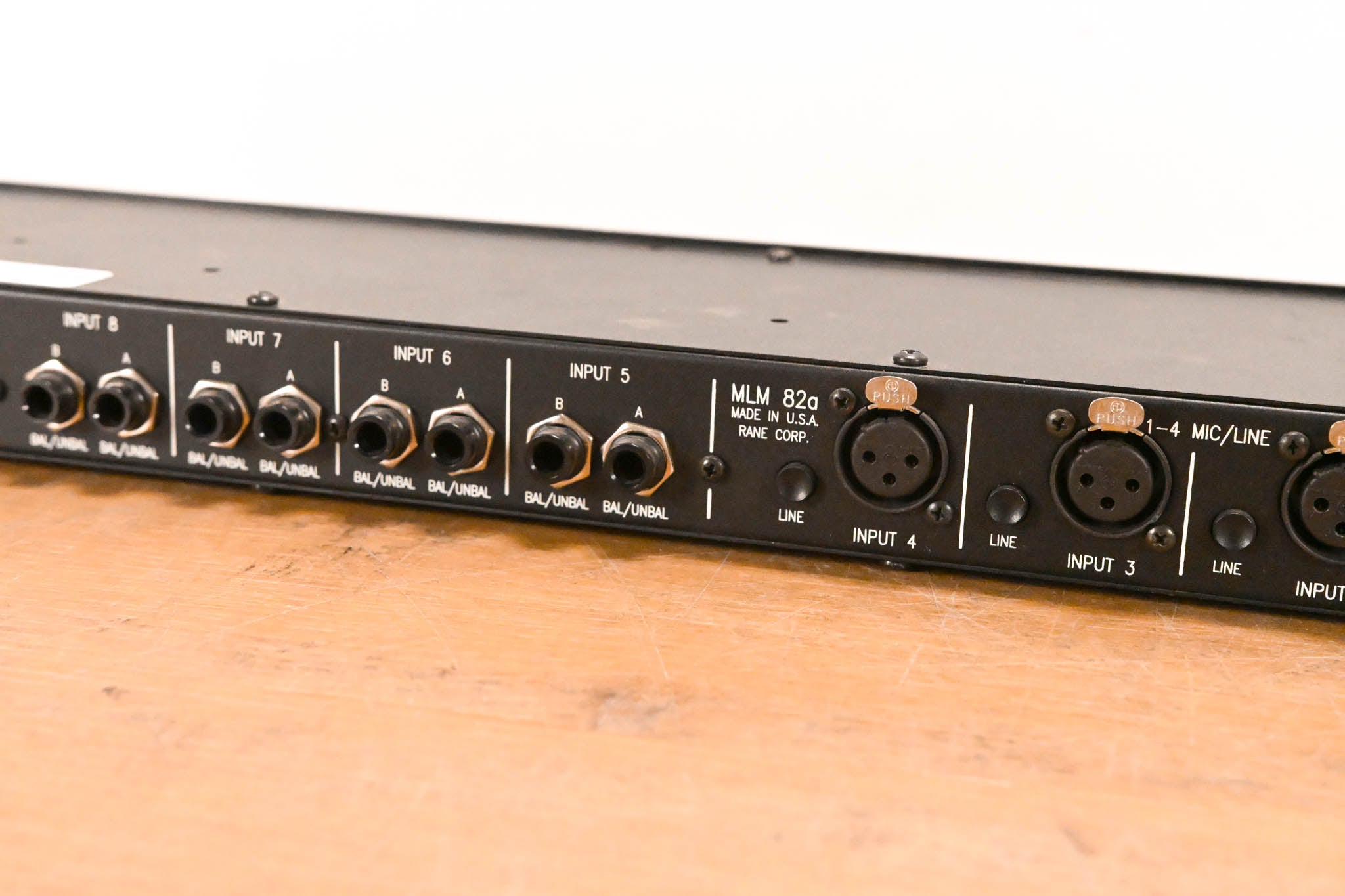 Rane MLM82A 8-Channel Mic/Line Mixer (NO POWER SUPPLY)