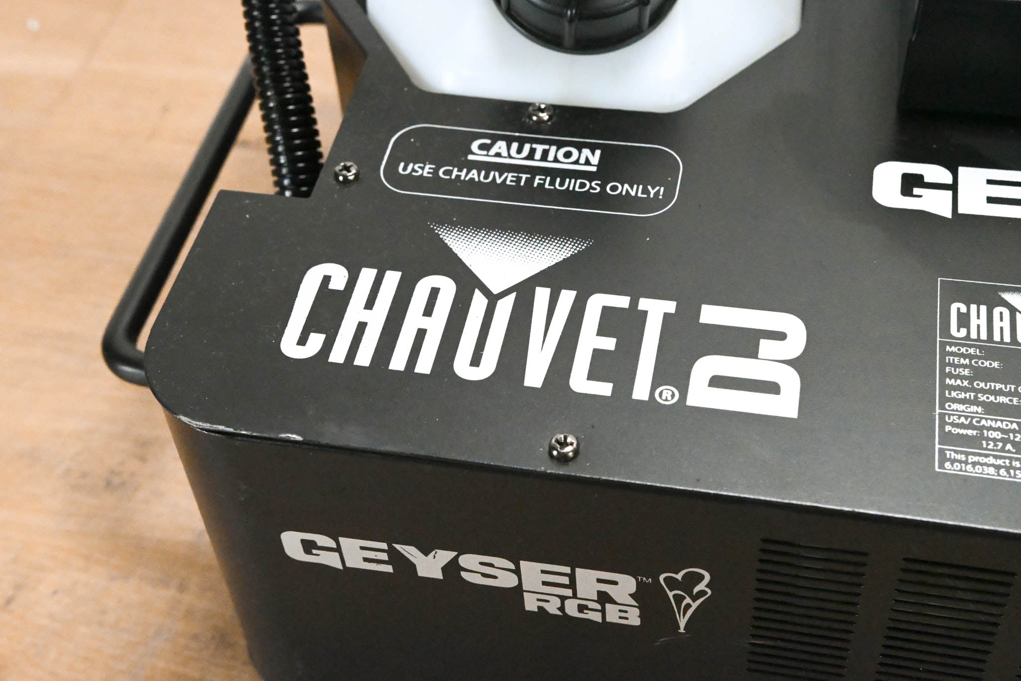 Chauvet Geyser RGB Ver 3 LED Lighting Effect and Fog Machine