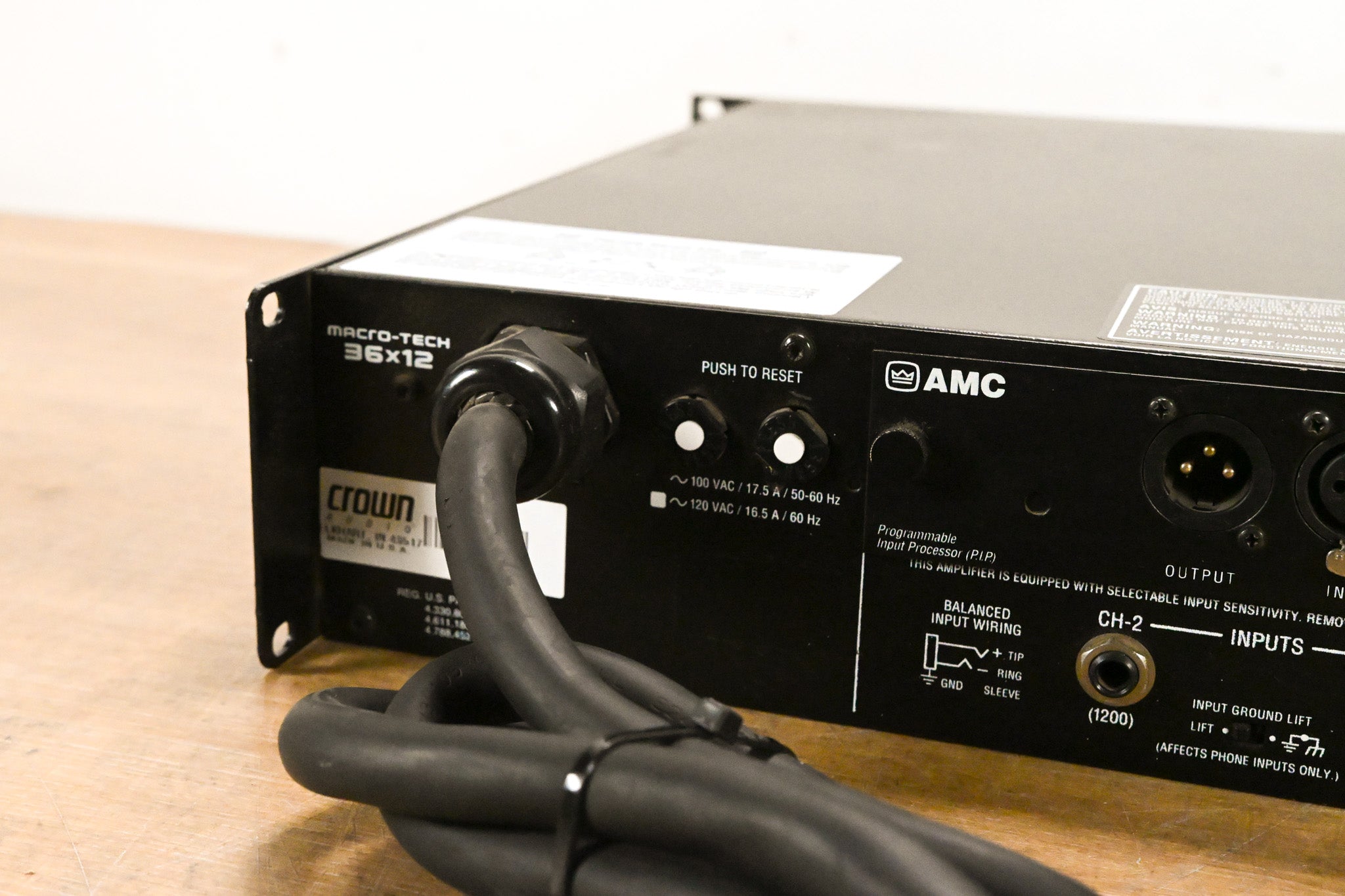 Crown Macro-Tech 36x12 2-Channel Power Amplifier