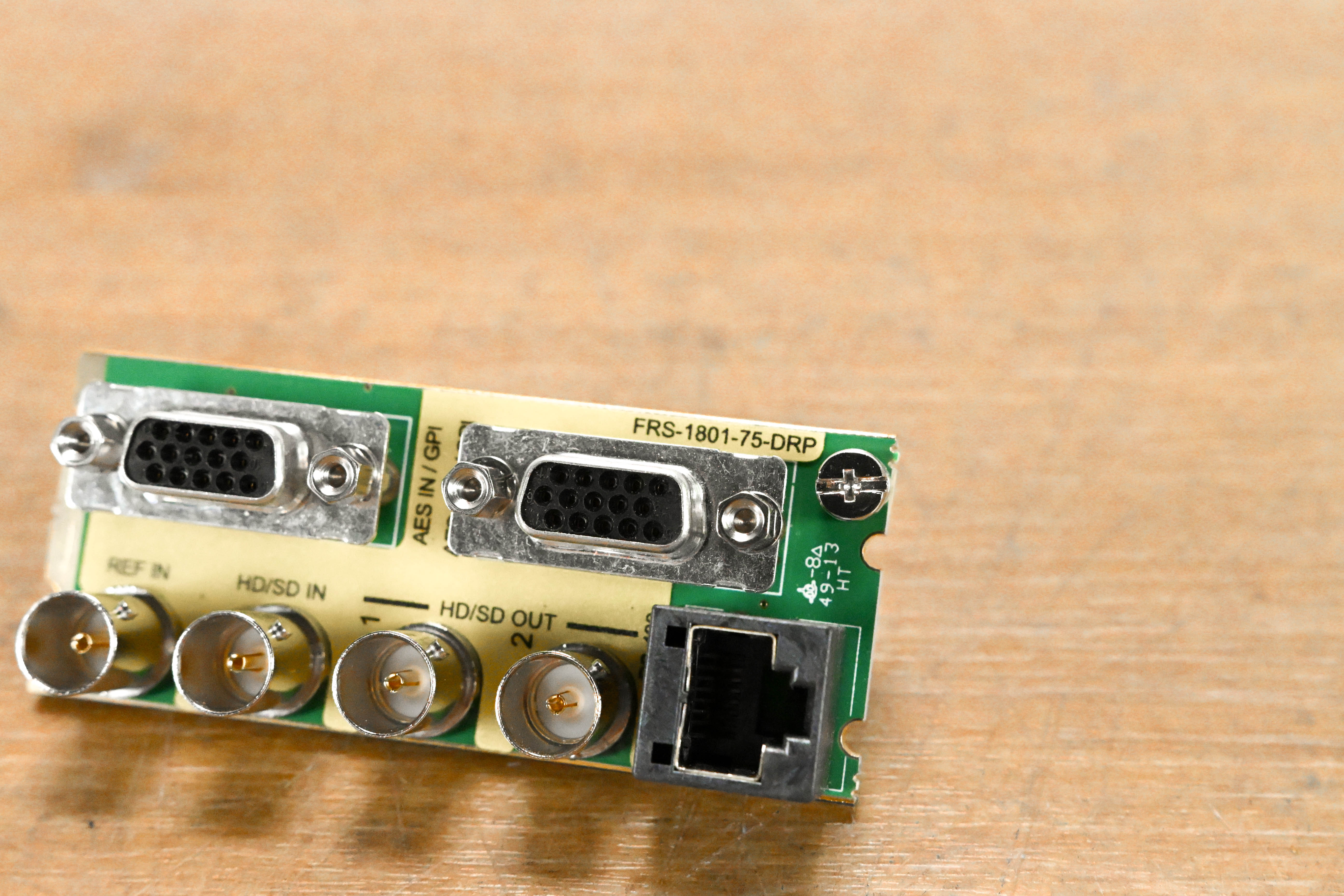 Miranda FRS-1801-75-DRP Rear I/O Module for Densité Frame