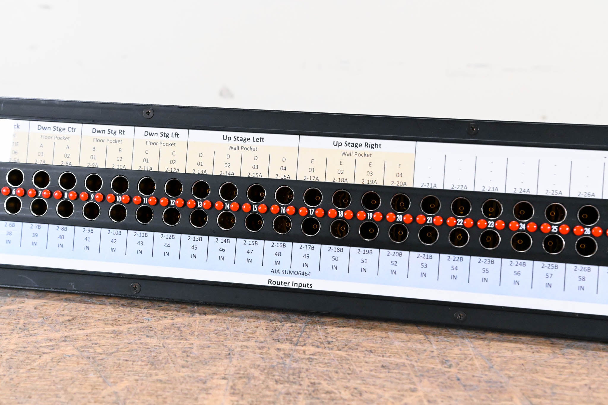 AVP AV-D232E2-AMN75-BZ Midsize (Mini-WECO) 2RU 2x32 Video Patch Panel