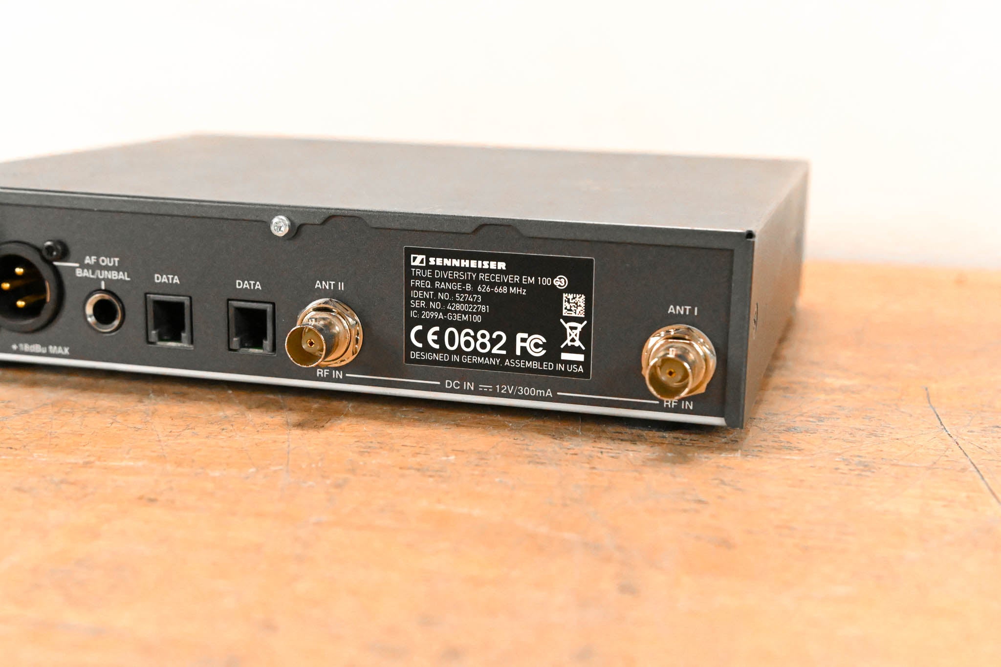 Sennheiser EM 100 G3 Wireless Receiver - 626-668 MHz (NO POWER SUPPLY)