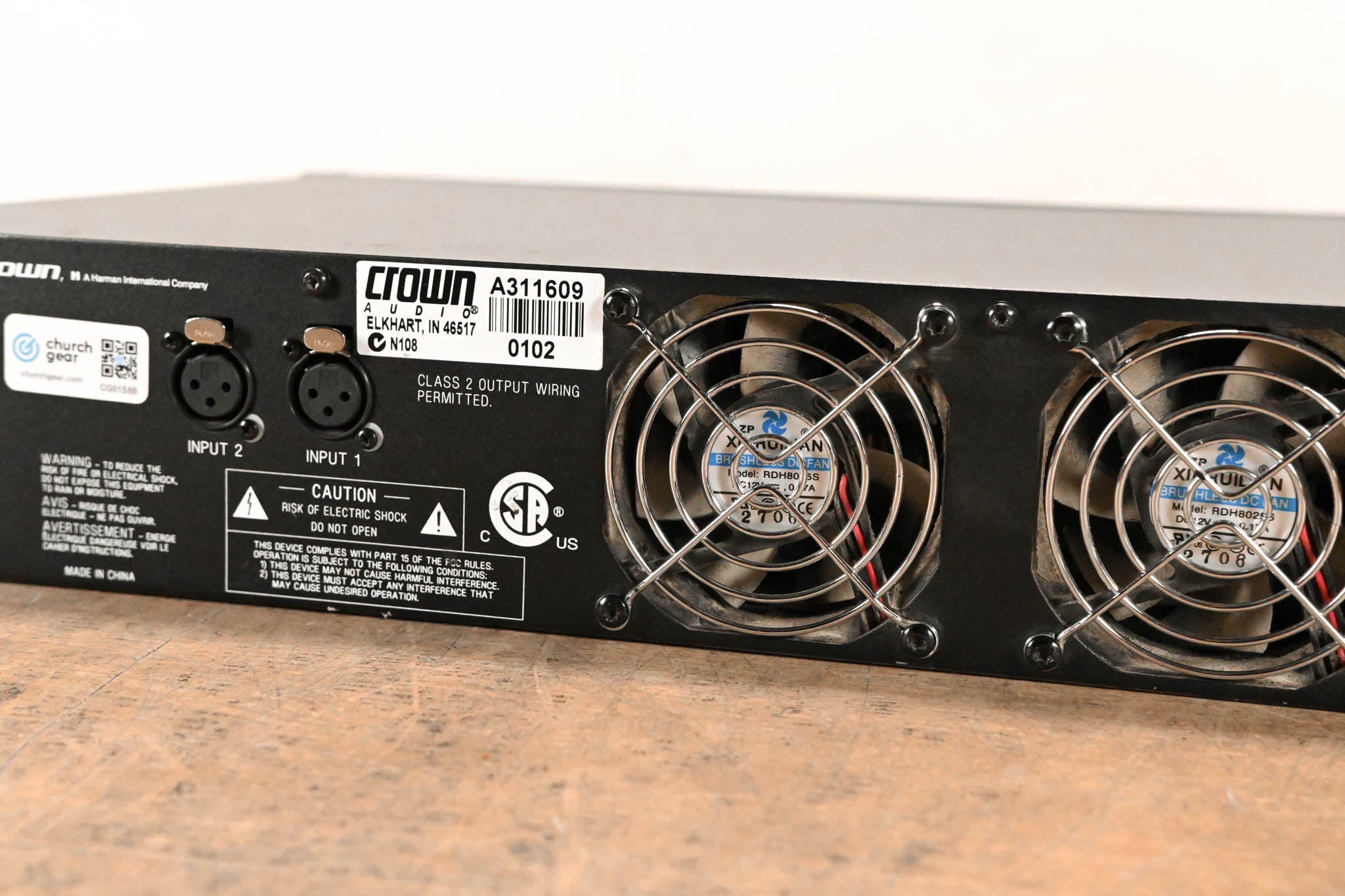 Crown XLS 602 2-Channel Power Amplifier