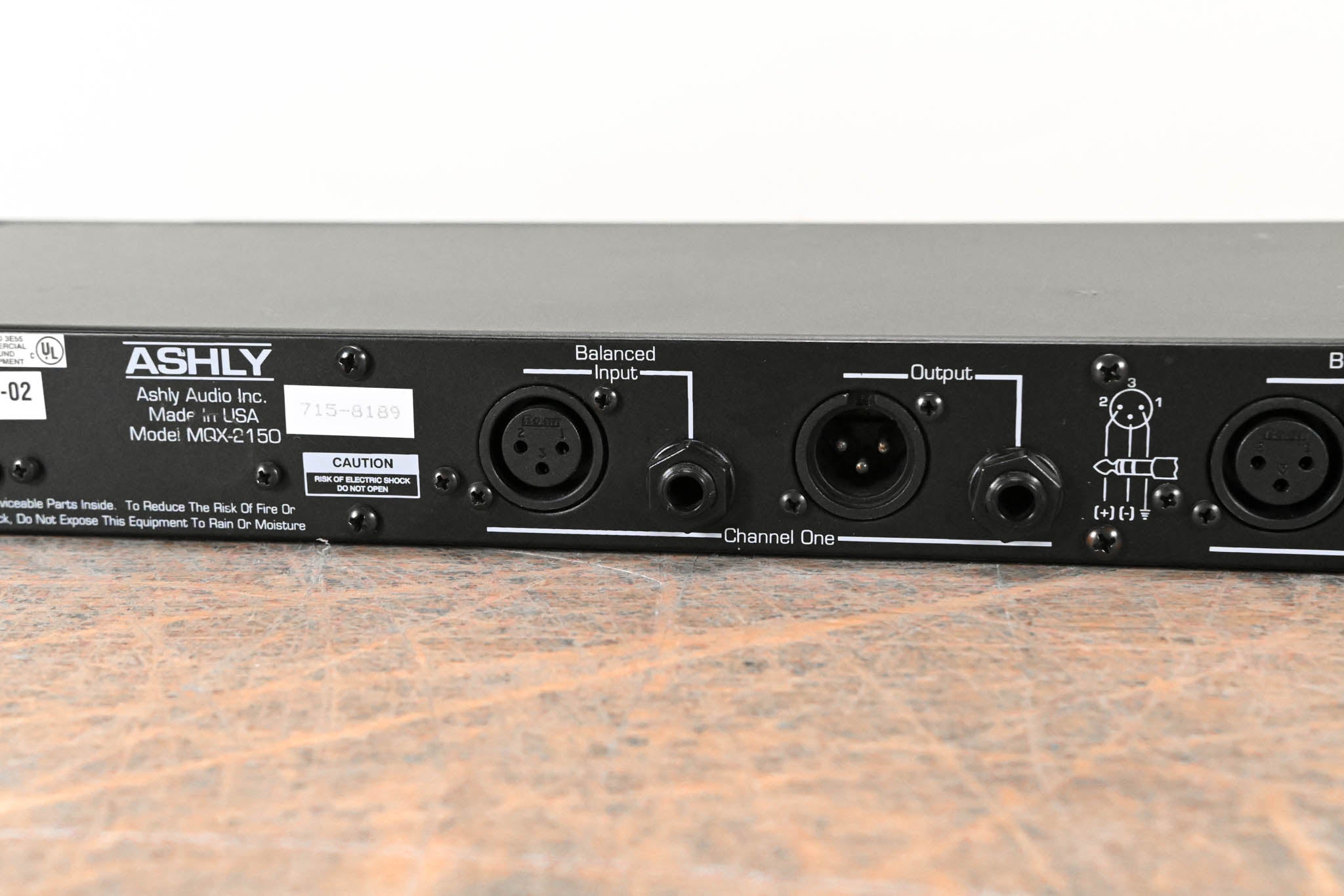 Ashly MQX-2150 Stereo 15-Band Graphic Equalizer