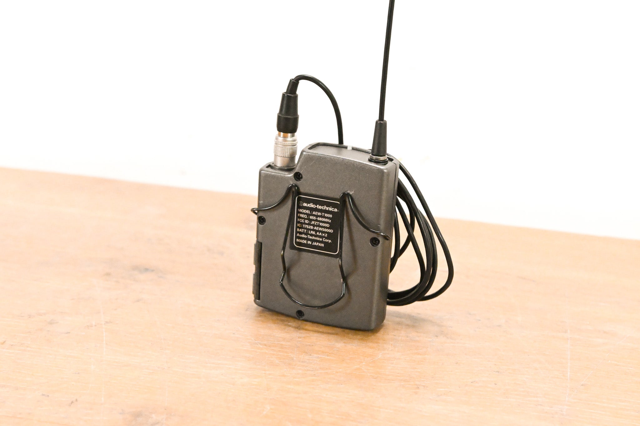 Audio-Technica AEW-T1000 Wireless Bodypack w/ Lavalier Mic - 655-680 MHz
