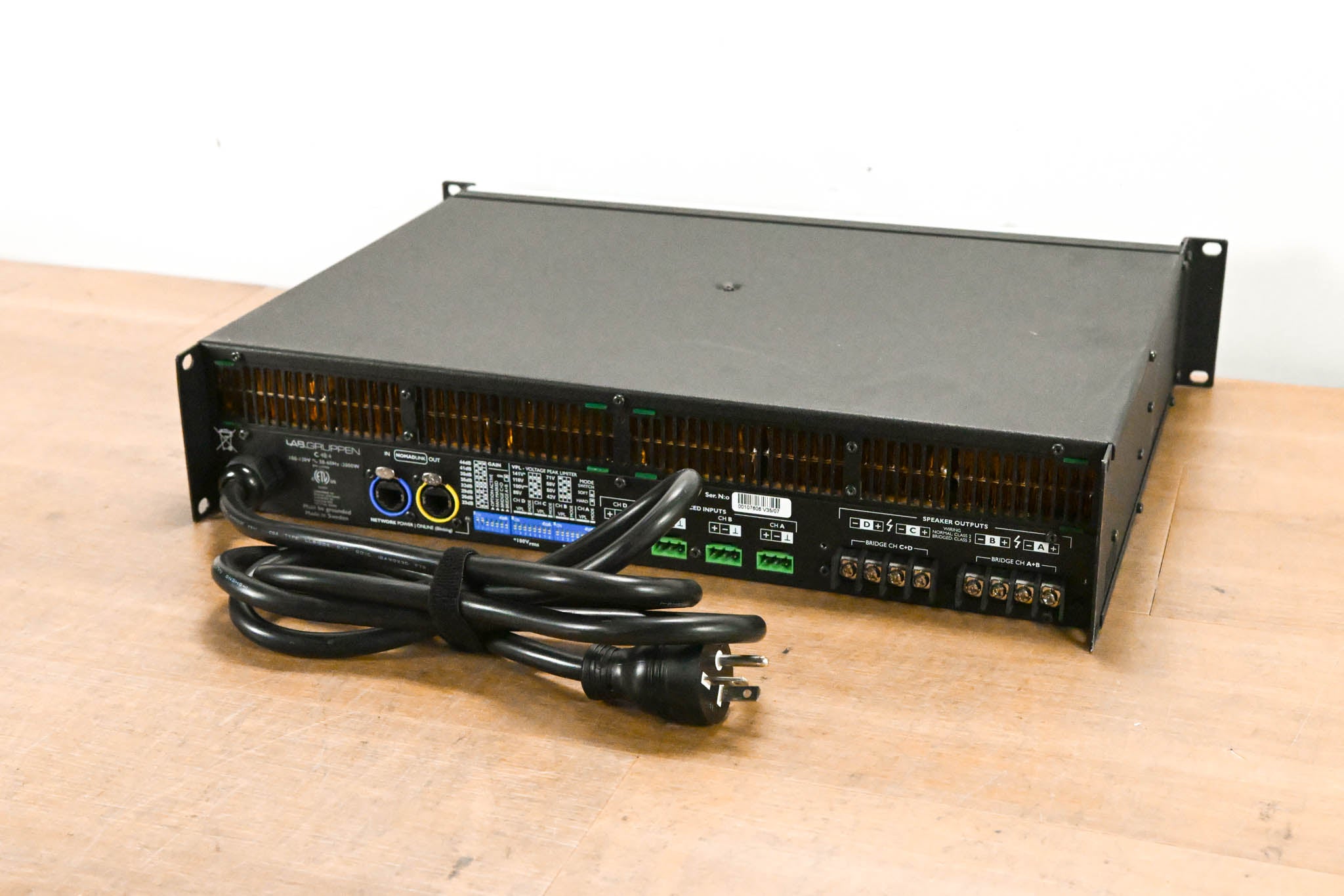 Lab Gruppen C 48:4 4800W 4-Channel Power Amplifier