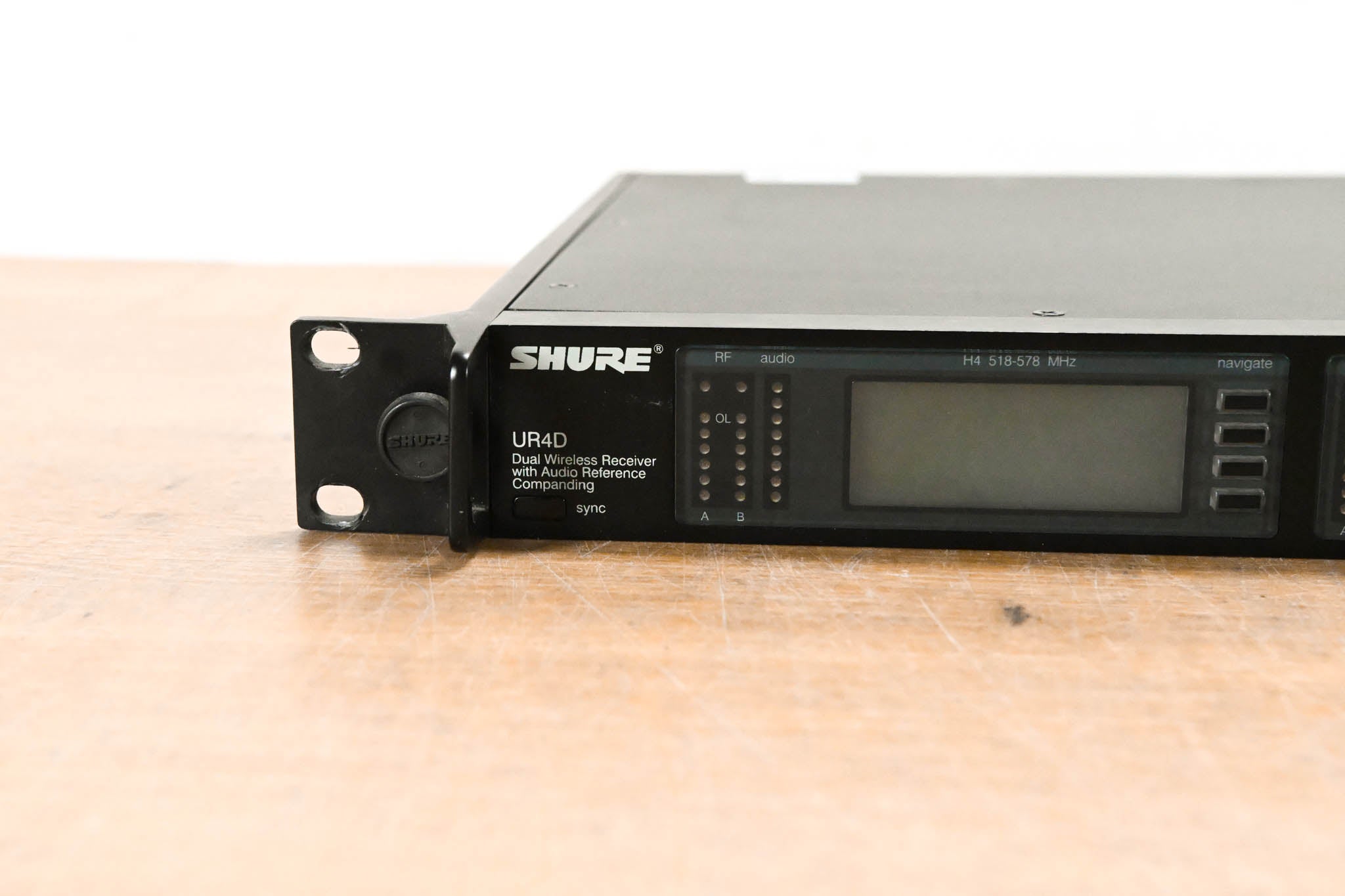 Shure UR4D Wireless Receiver w/ two UR1 Bodypack Transmitters - H4 Band