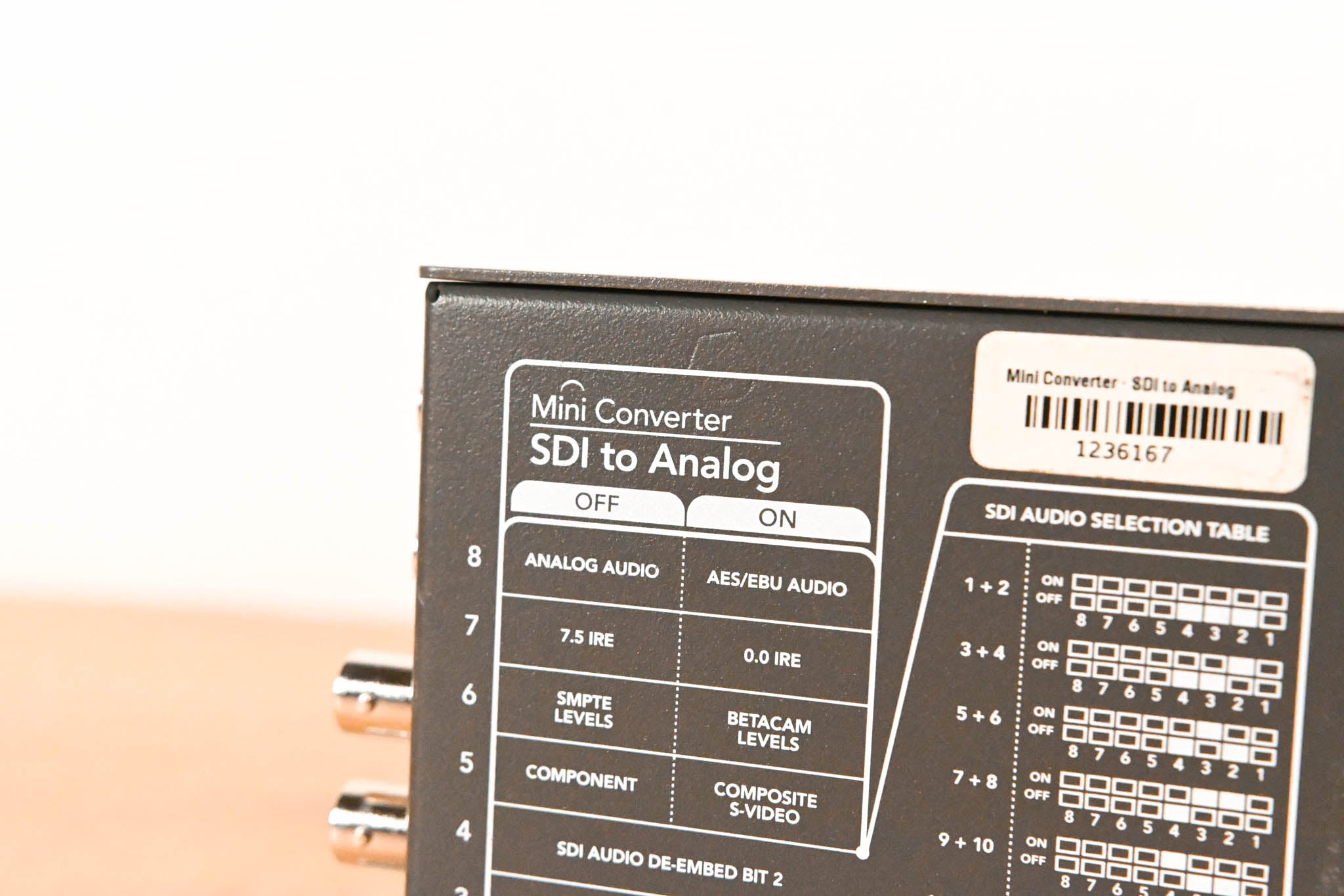 Blackmagic Design Mini Converter SDI to Analog (NO POWER SUPPLY)