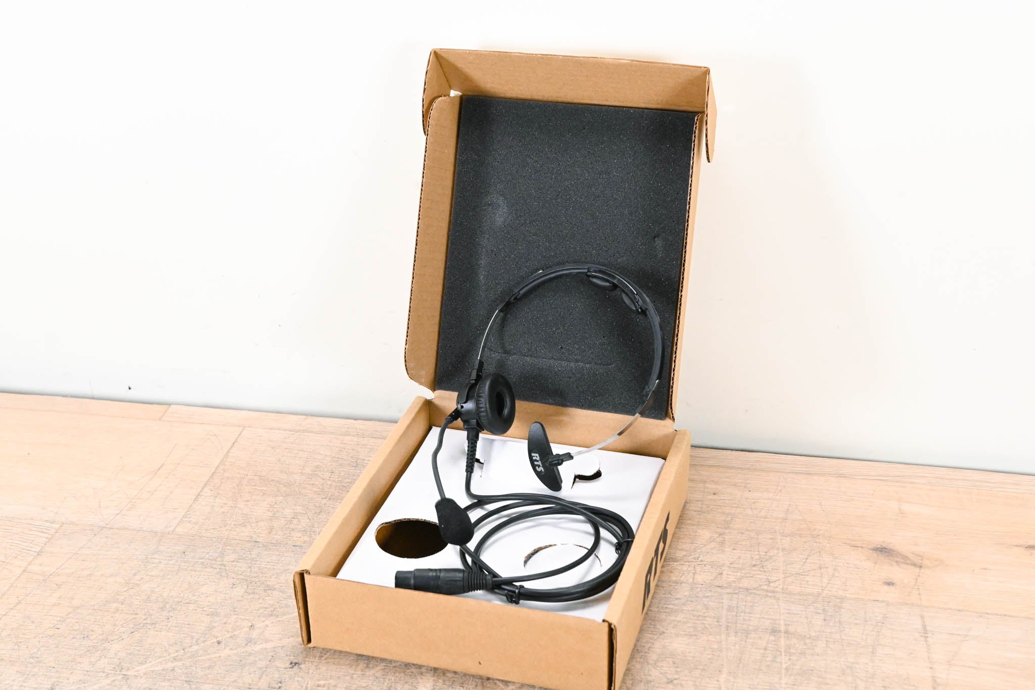 RTS LH-300-DM-A4F Single Side Microphone Headset