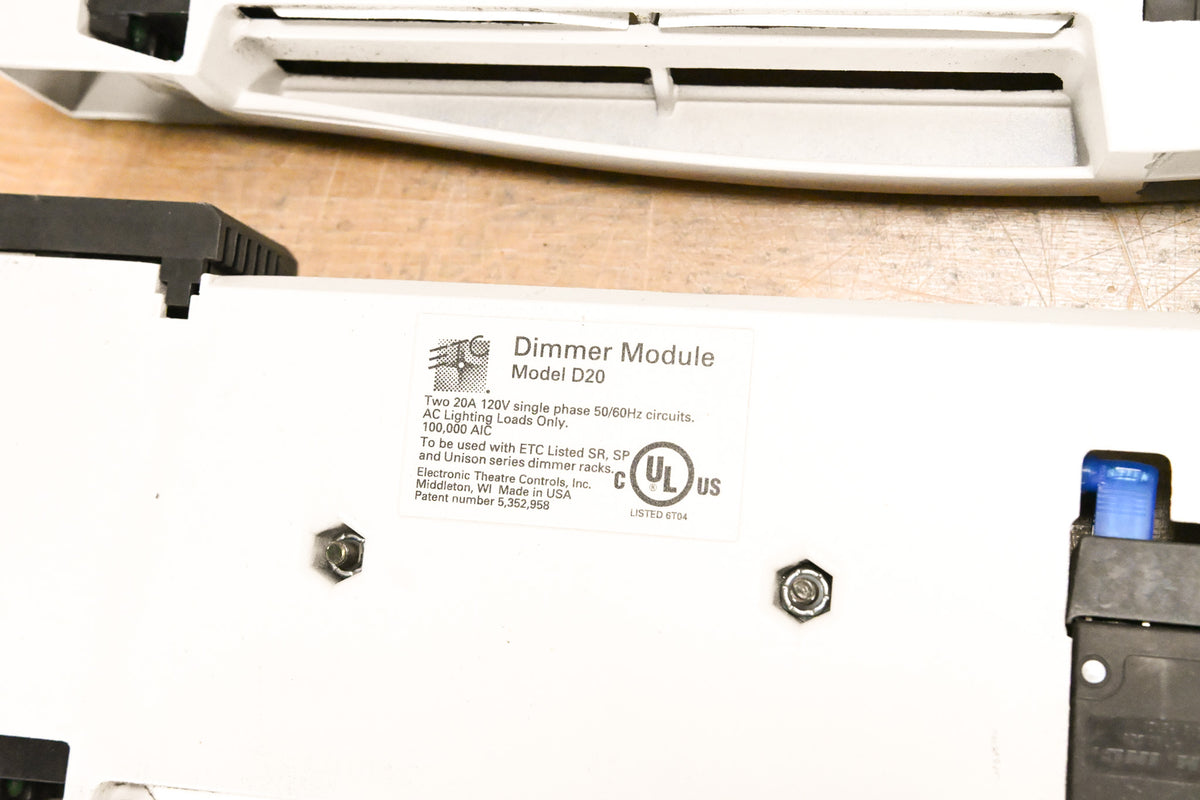 ETC D20 Dual 20A Dimmer Module (Pack of 4)