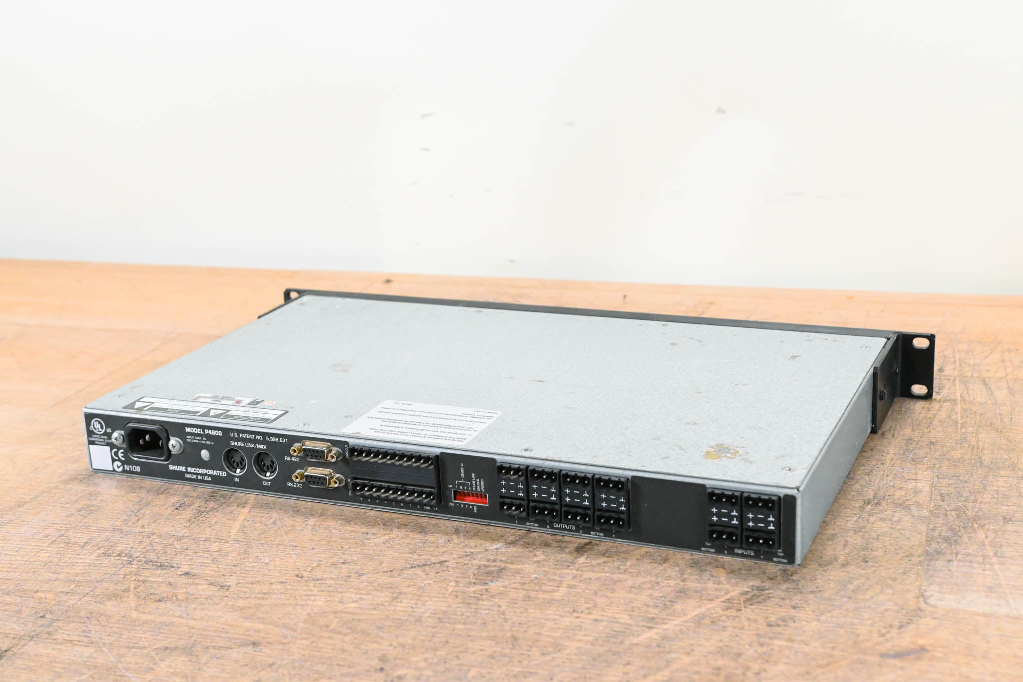 Shure P4800 4x8 Digital Signal Processor