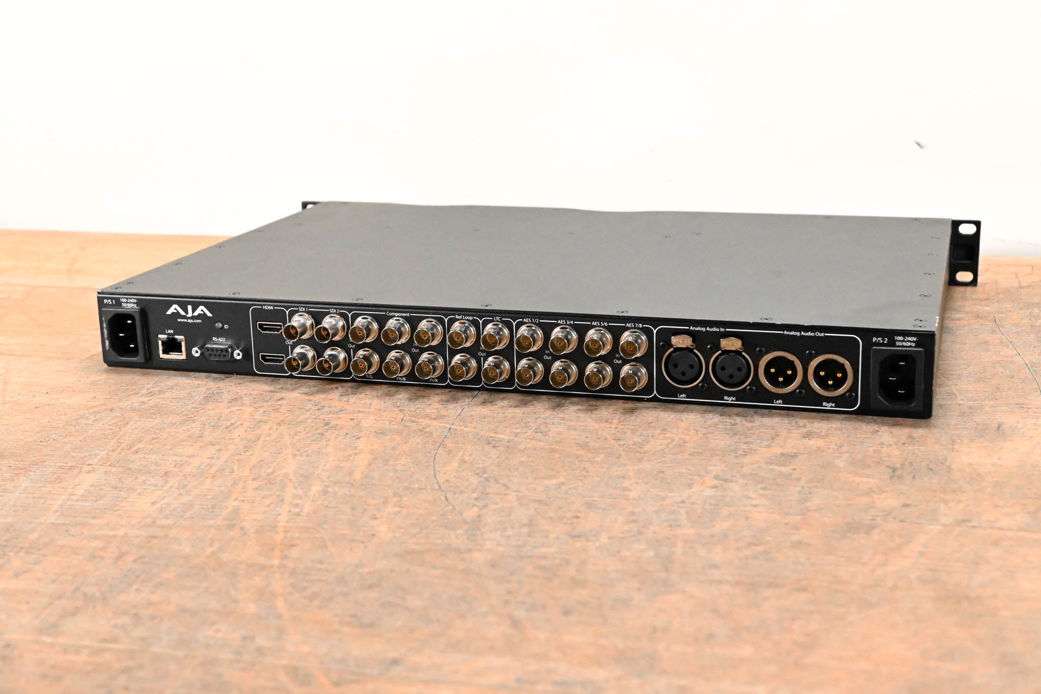 AJA Ki Pro Rack Video Recorder and Player with two 256GB KiStor Modules