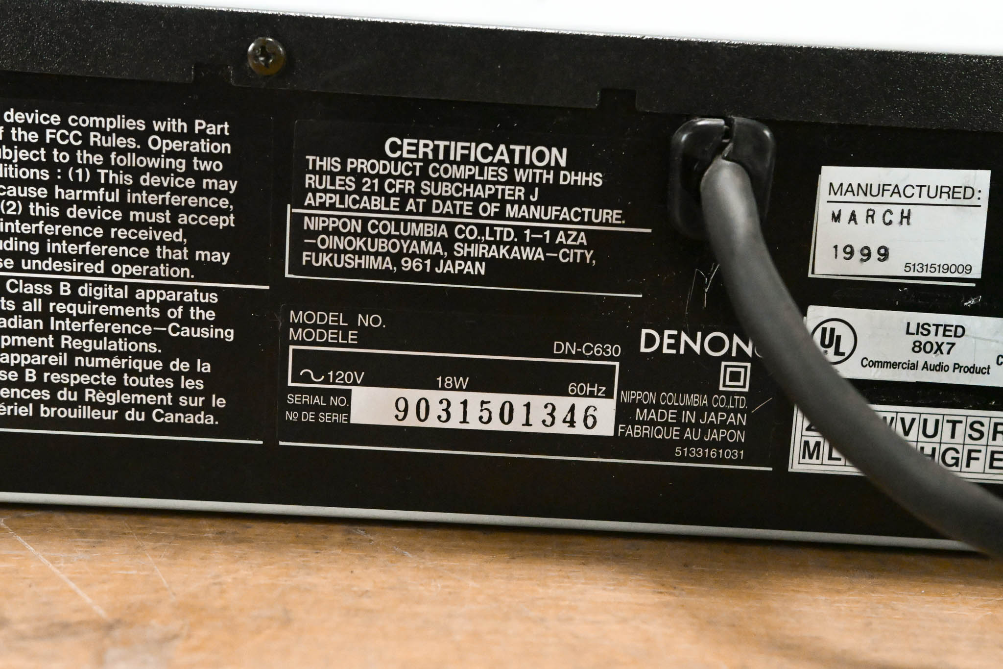 Denon DN-C630 Professional Single CD Player