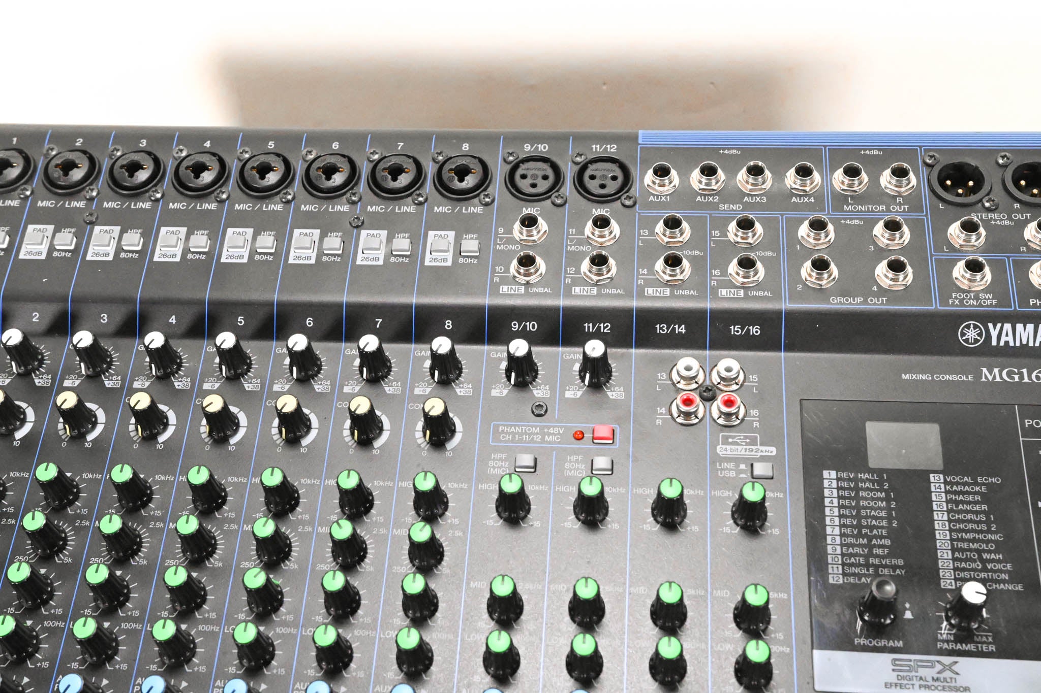 Yamaha MG16XU 16-Channel Mixer with USB and Effects