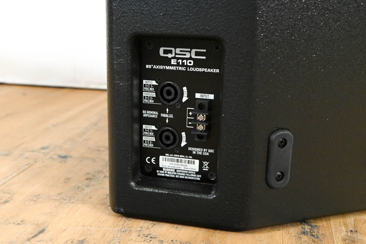 QSC E110 10" Two-Way Passive Loudspeaker