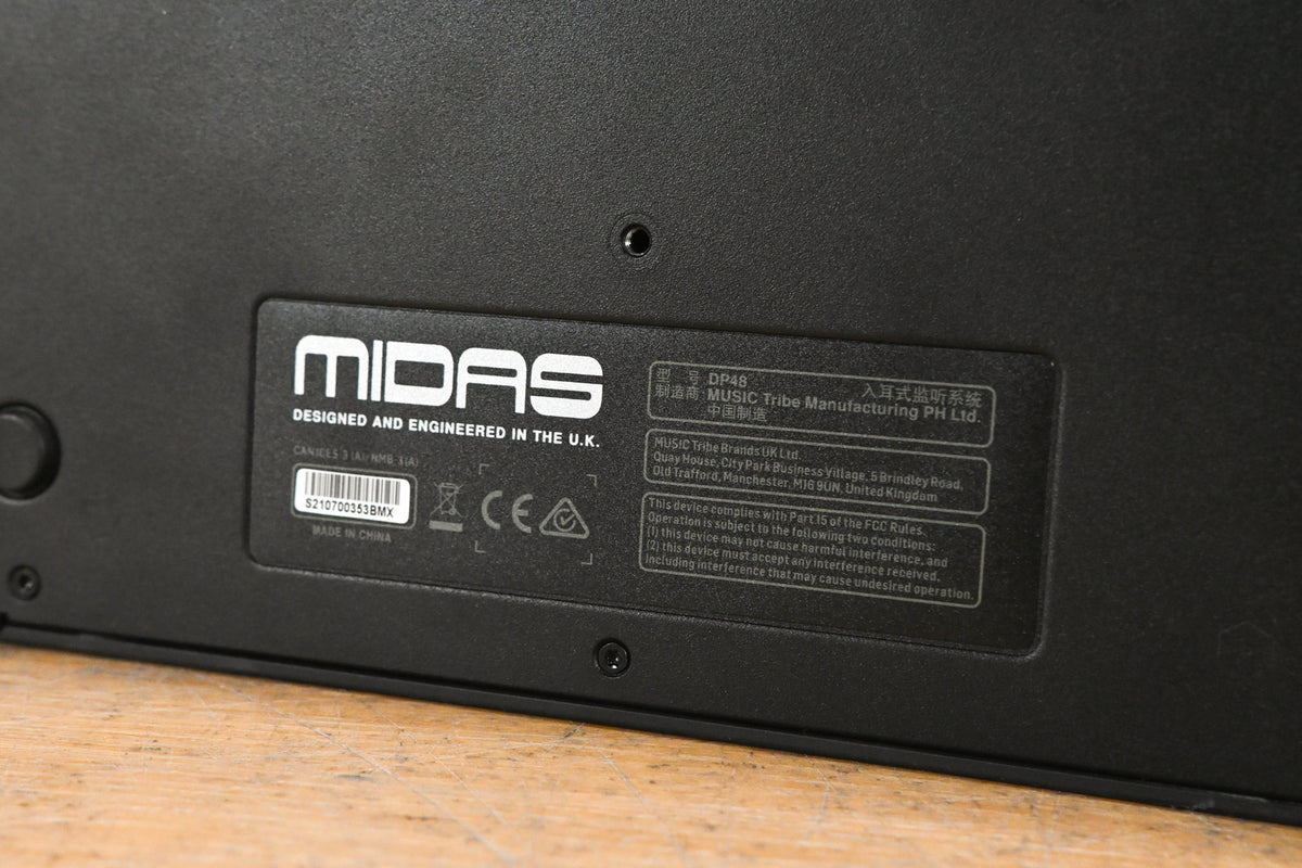 Midas DP48 Dual 48-Channel Personal Monitor Mixer