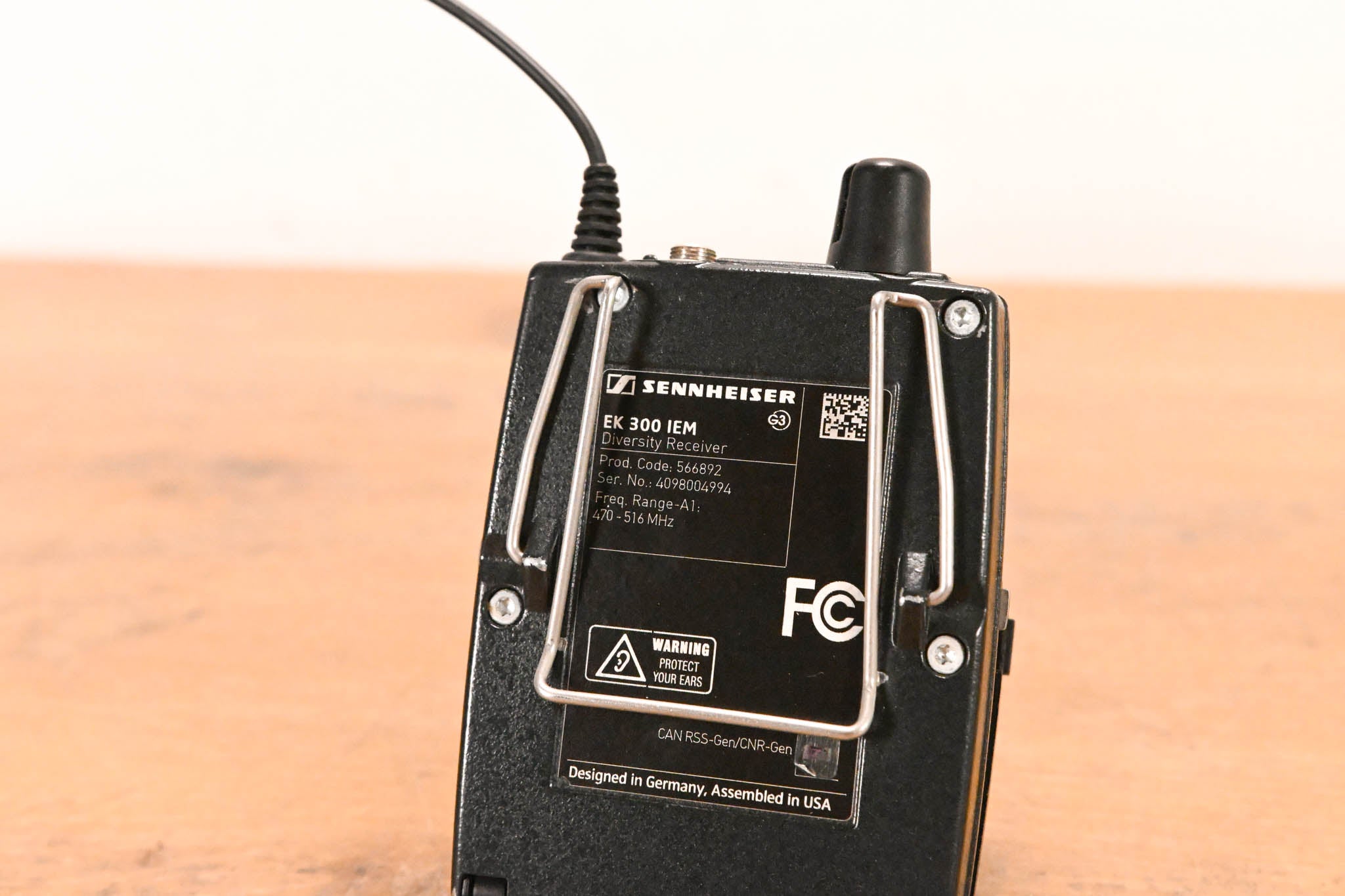 Sennheiser ew 300 IEM G3 Wireless IEM System - A1 Range NO POWER SUPPLY